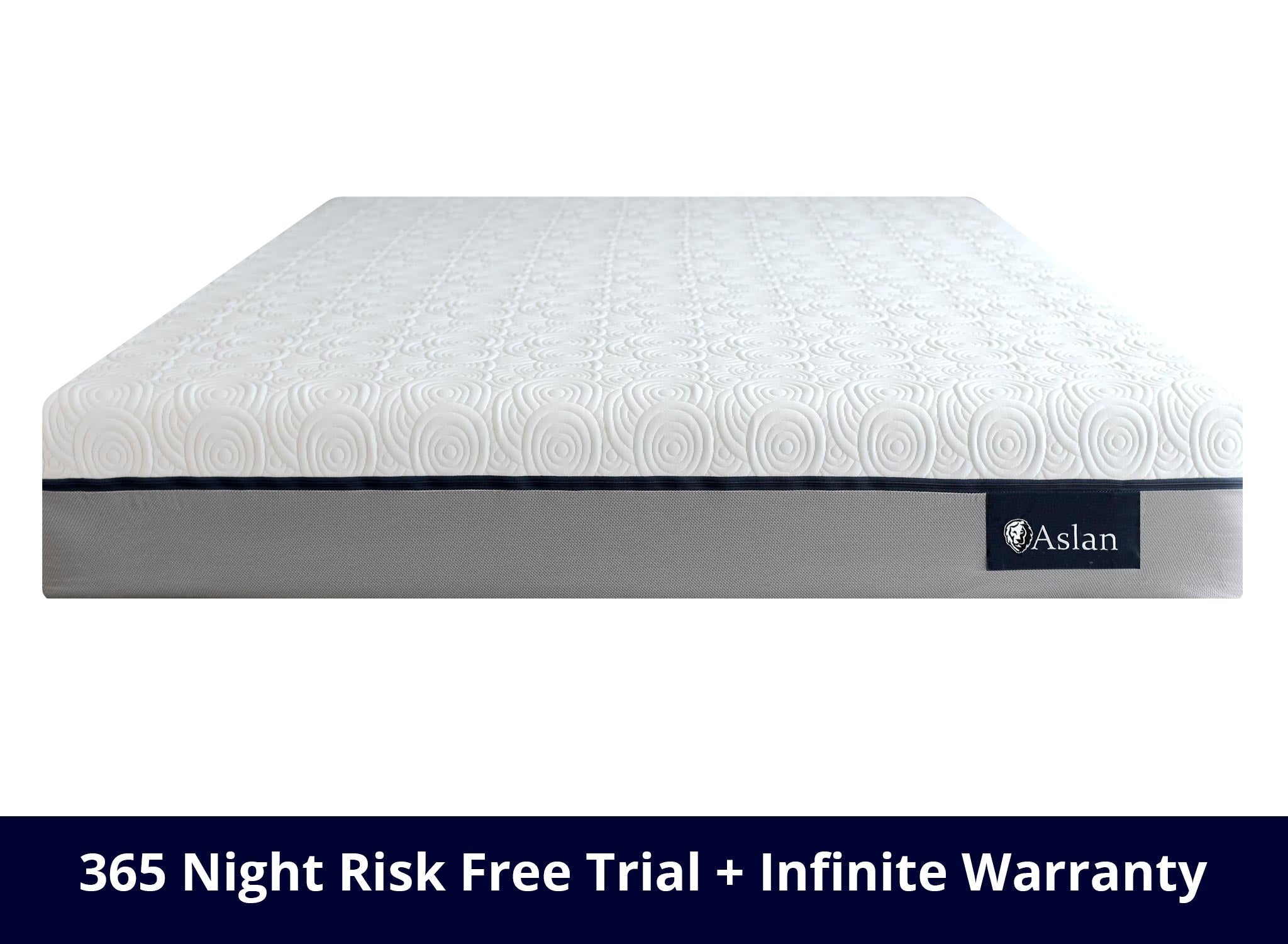 10" Aslan Cooling GEL Memory Foam Mattress - Medium Firm
