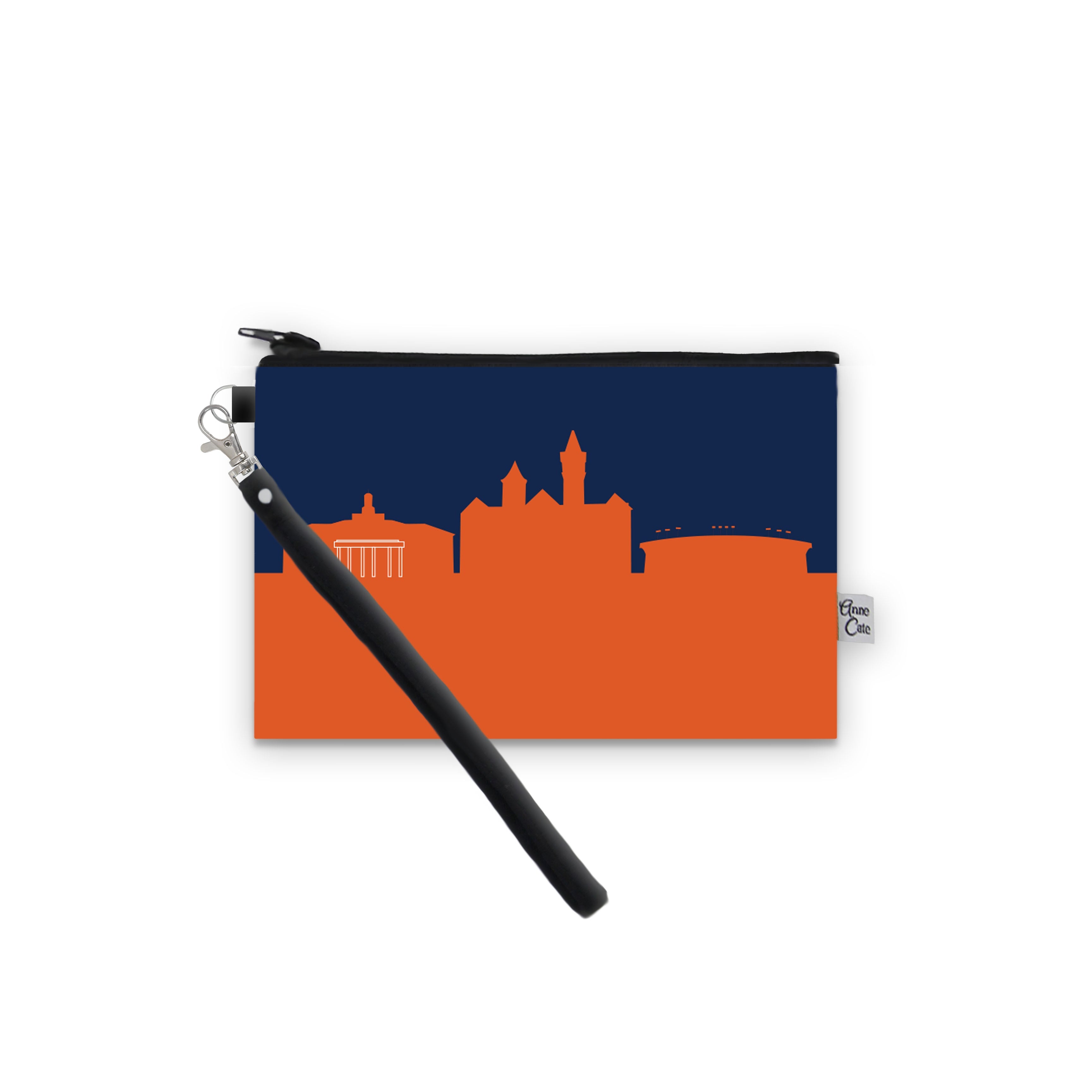Collegiate Football Stadium Skyline Game Day Wristlet