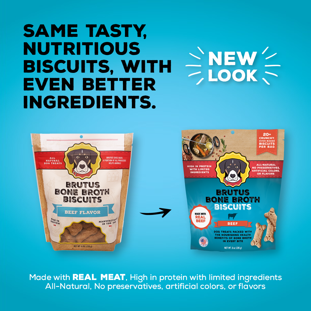 Natural High Protein Beef Broth Dog Biscuits