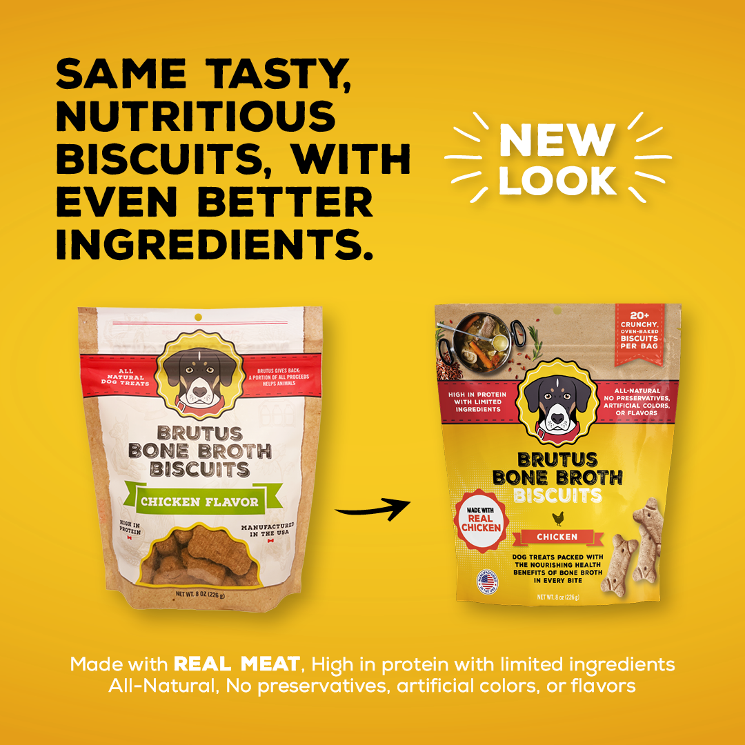 Natural Crunchy Chicken Bone Broth Biscuits