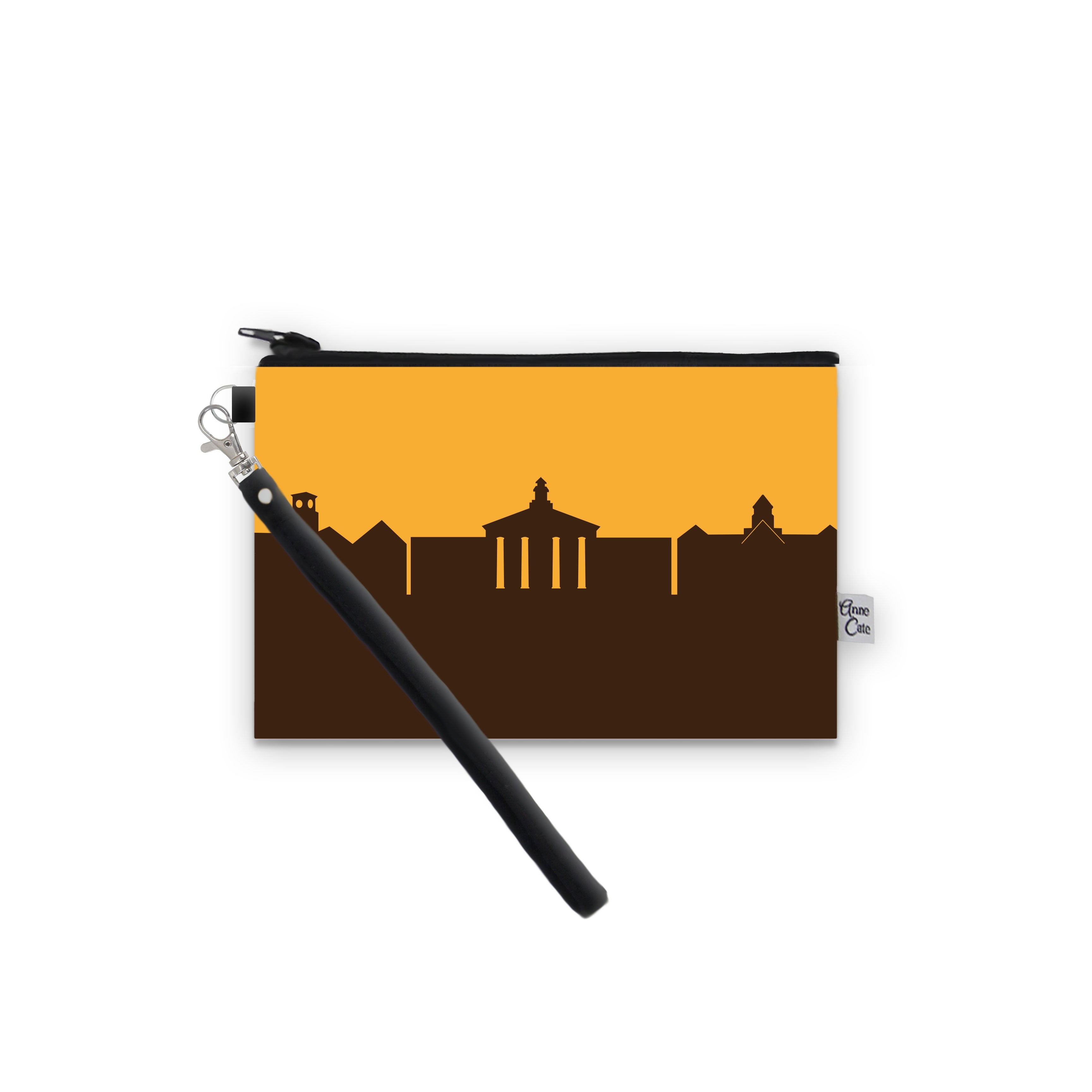 Collegiate Football Stadium Skyline Game Day Wristlet