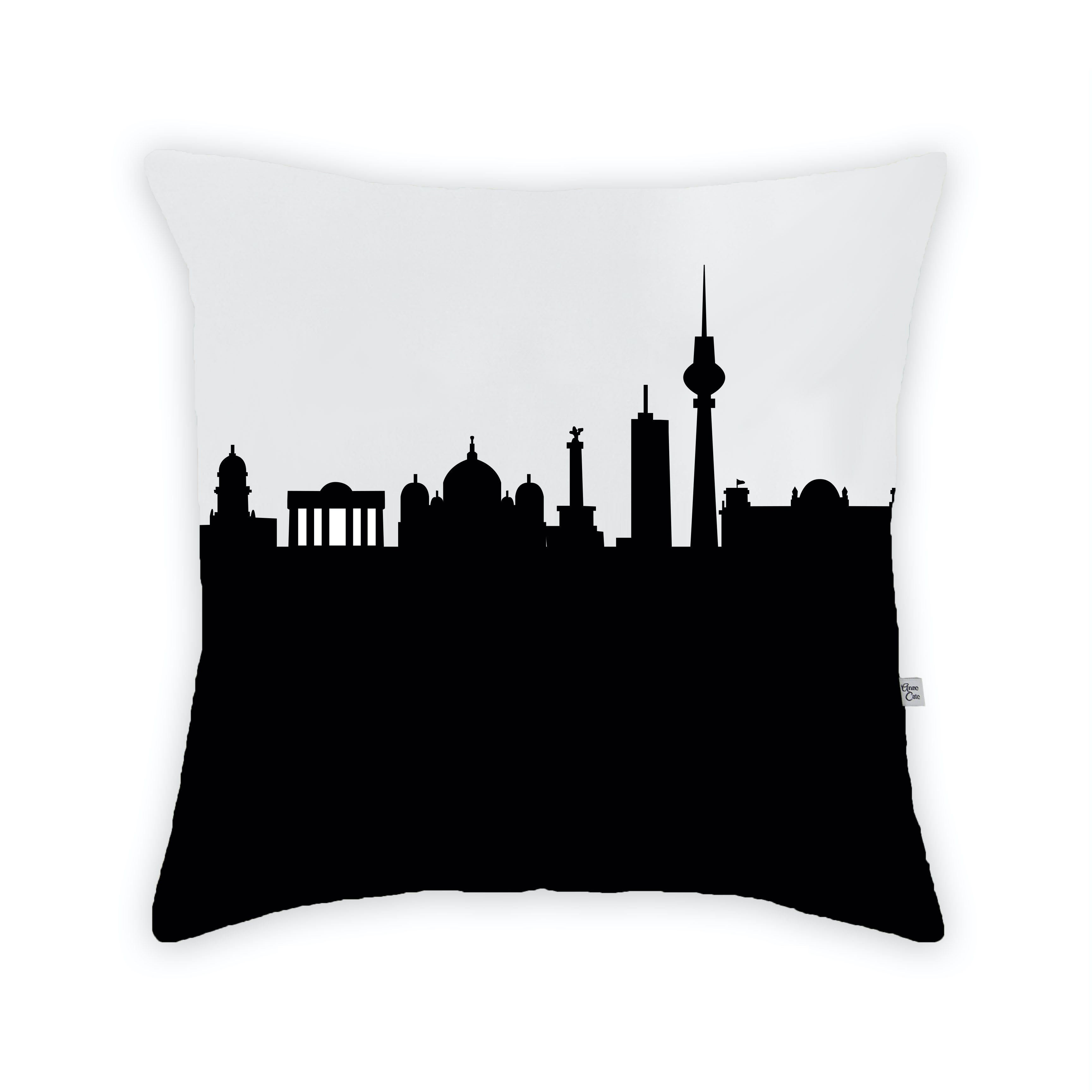 Skyline City Charm 16" by 16" Throw Pillow - Choose Your City