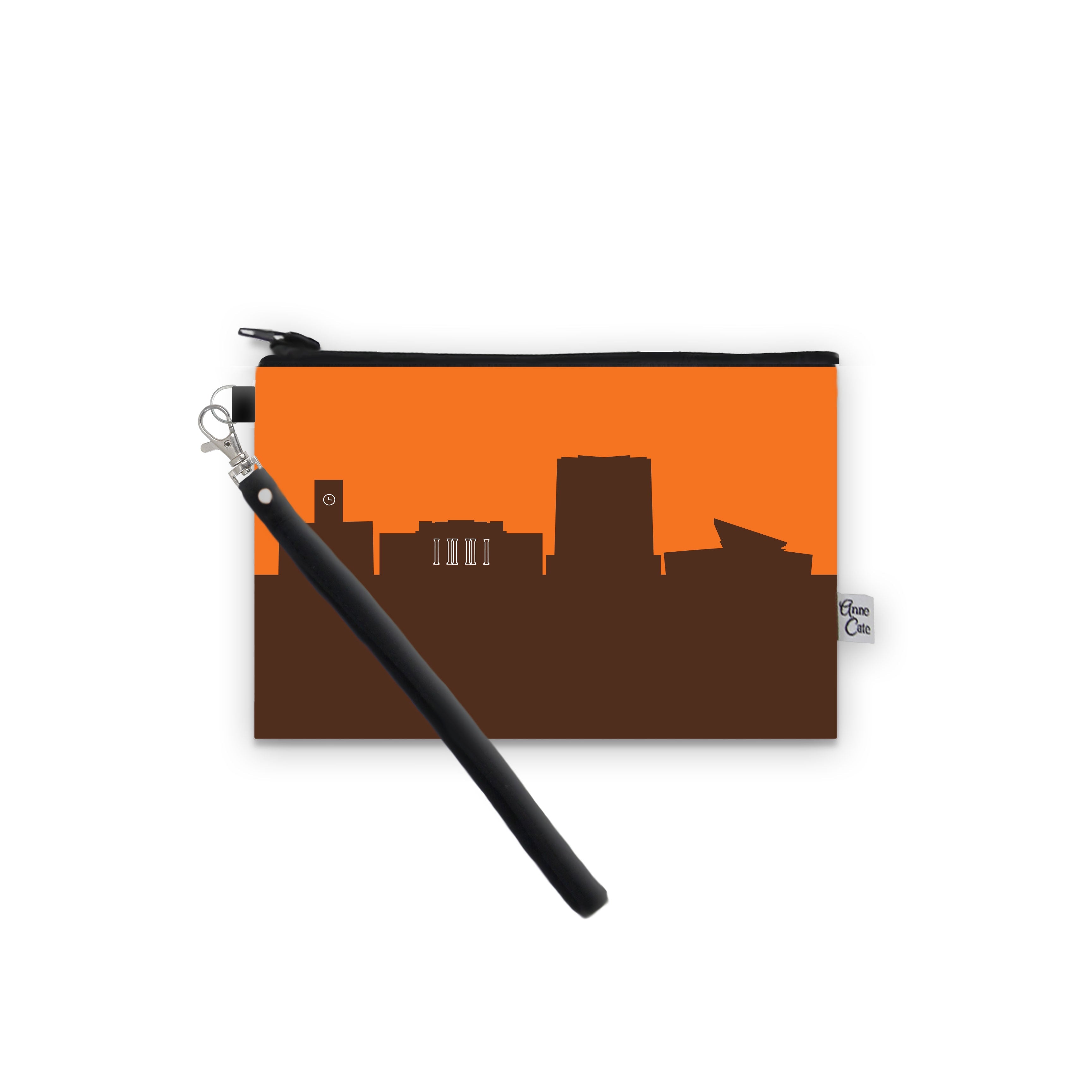 Collegiate Football Stadium Skyline Game Day Wristlet