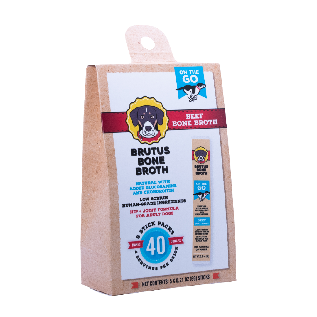 Convenient Brutus On The Go Bone Broth Powder - Beef