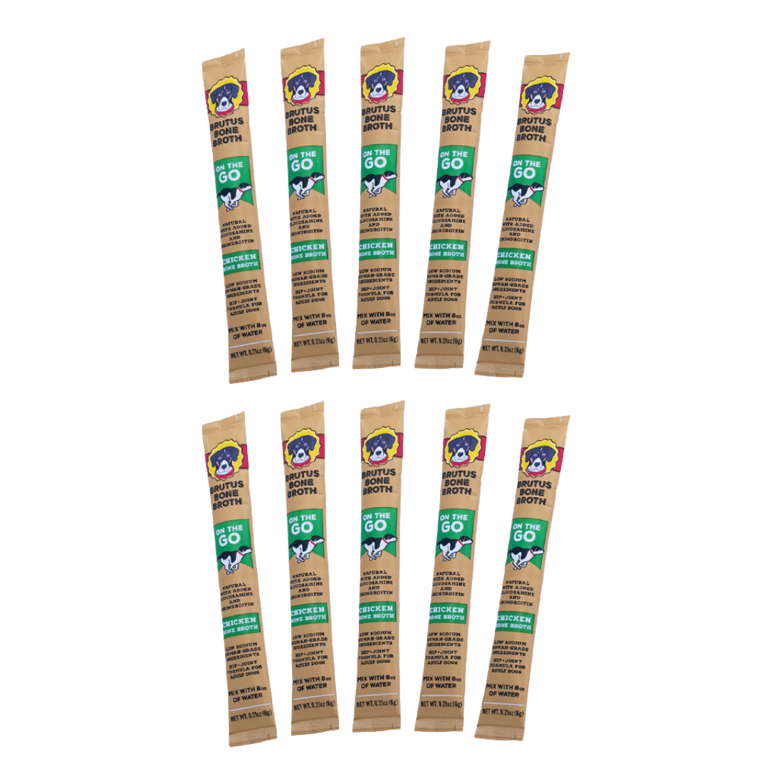 Convenient Brutus On The Go Bone Broth Powder - Chicken