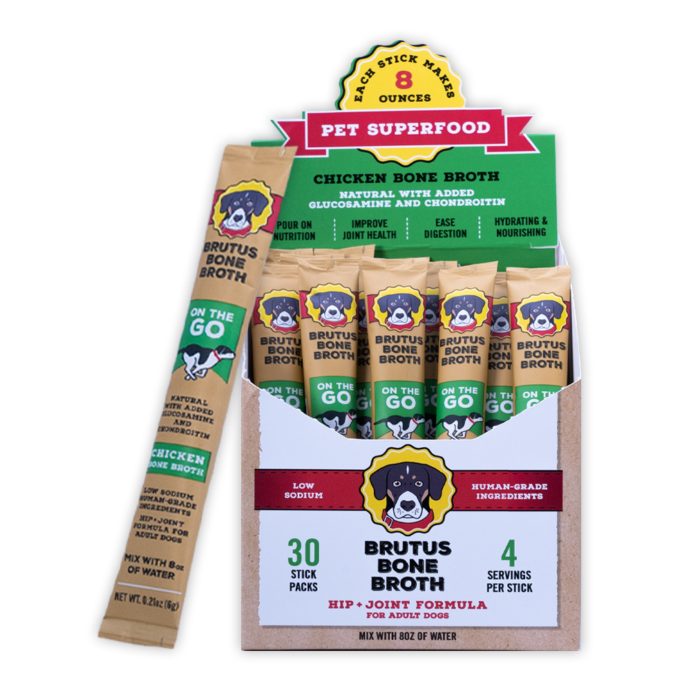 Convenient Brutus On The Go Bone Broth Powder - Chicken