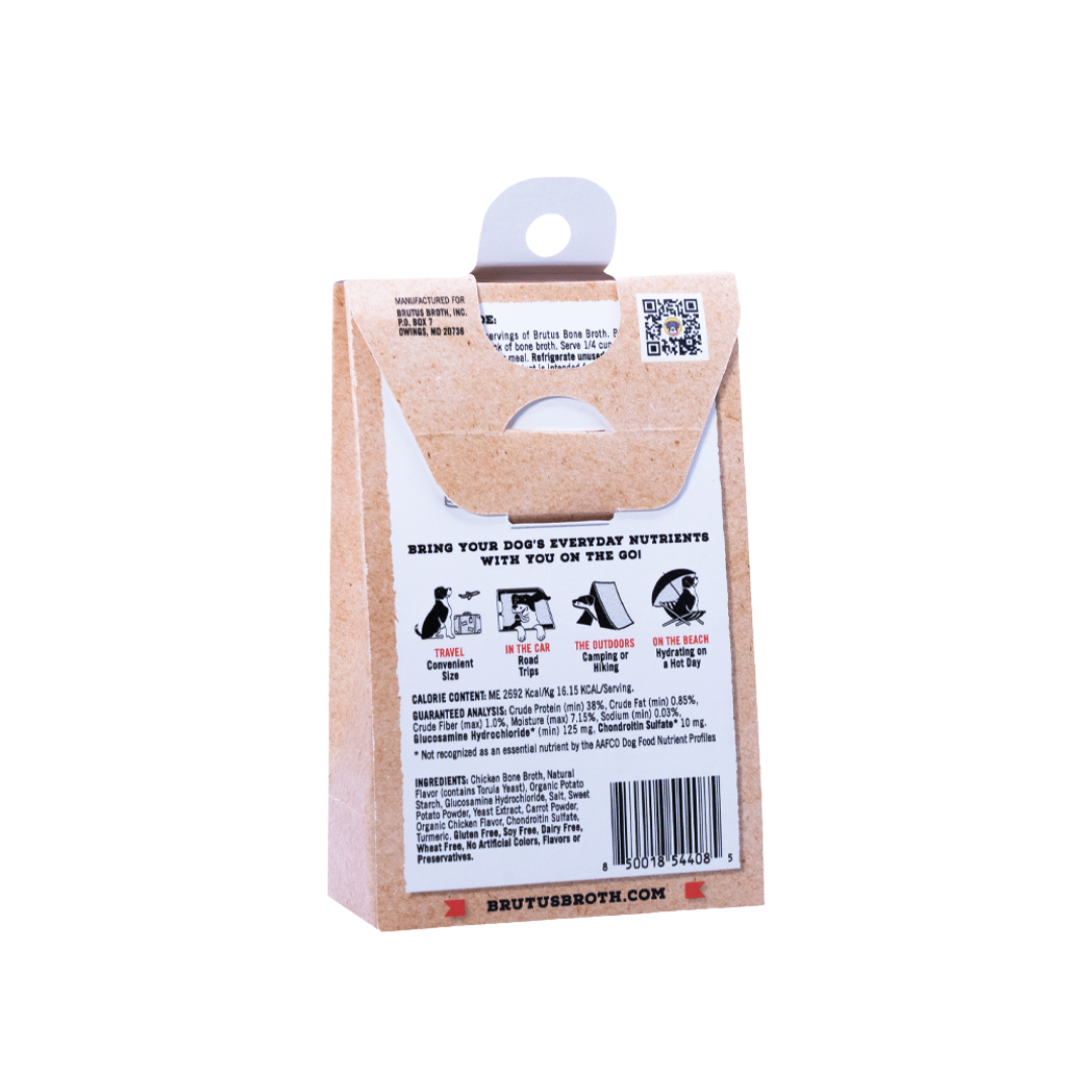 Convenient Brutus On The Go Bone Broth Powder - Chicken