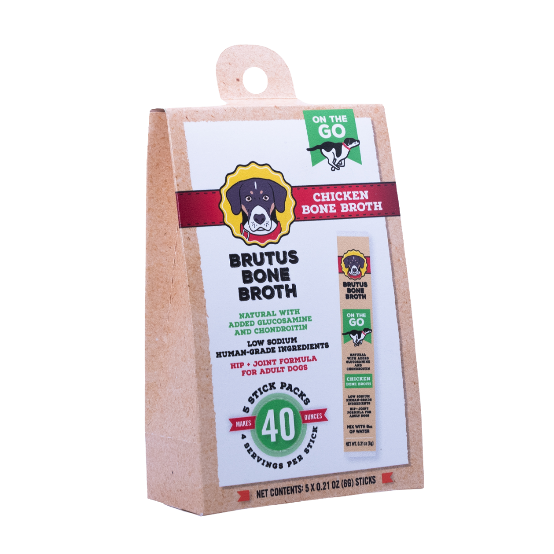 Convenient Brutus On The Go Bone Broth Powder - Chicken