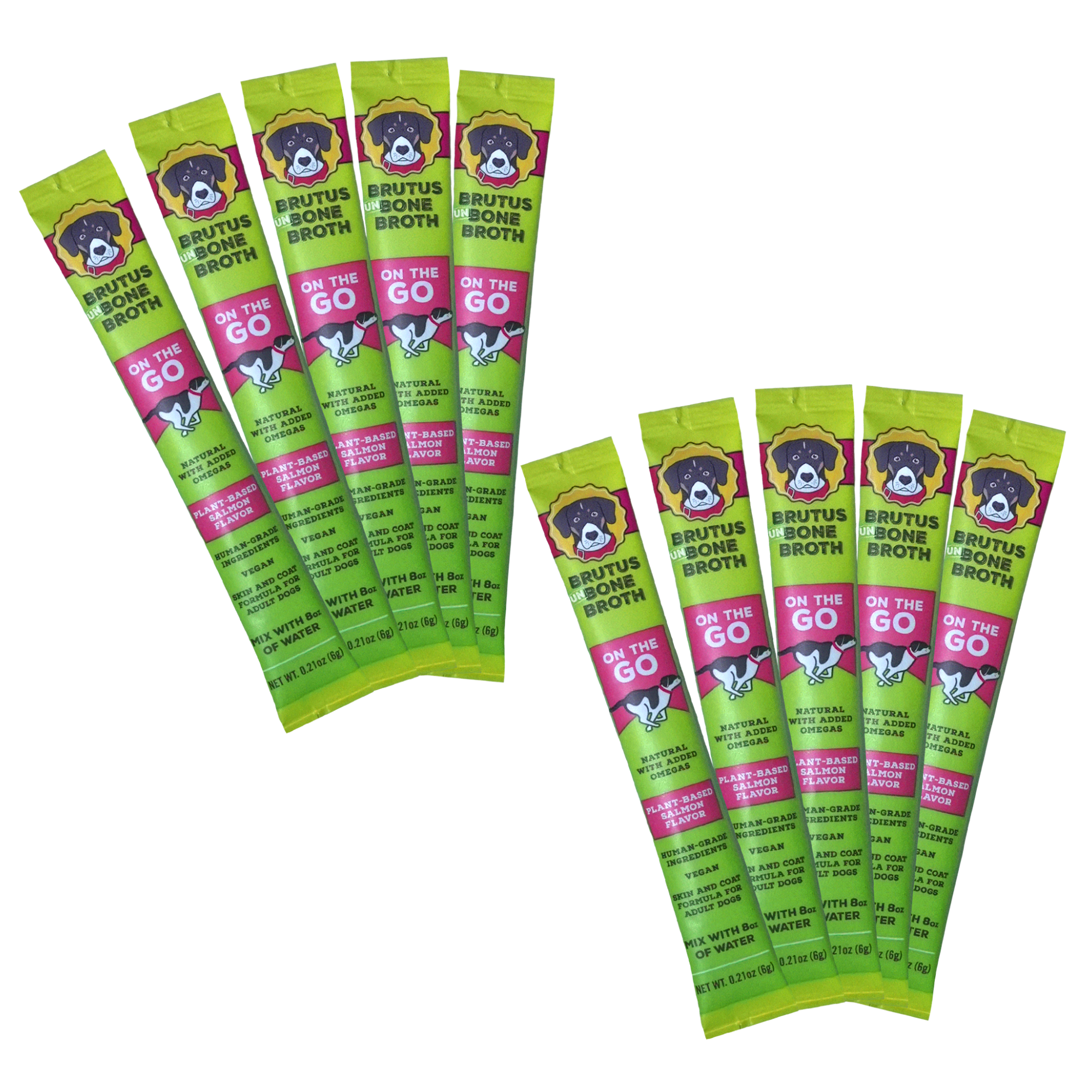 Convenient Brutus On The Go Vegetable Broth - Salmon Flavor
