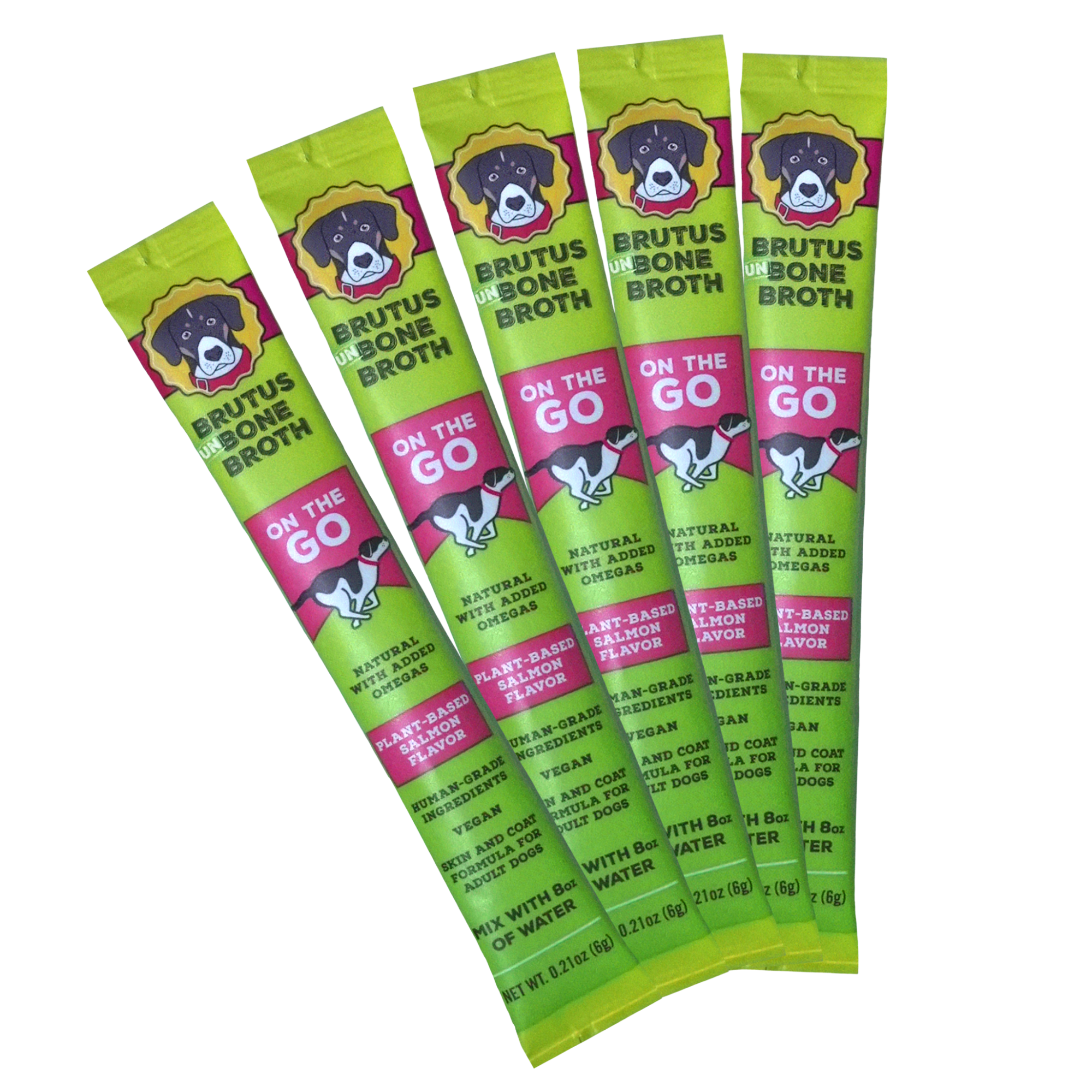 Convenient Brutus On The Go Vegetable Broth - Salmon Flavor