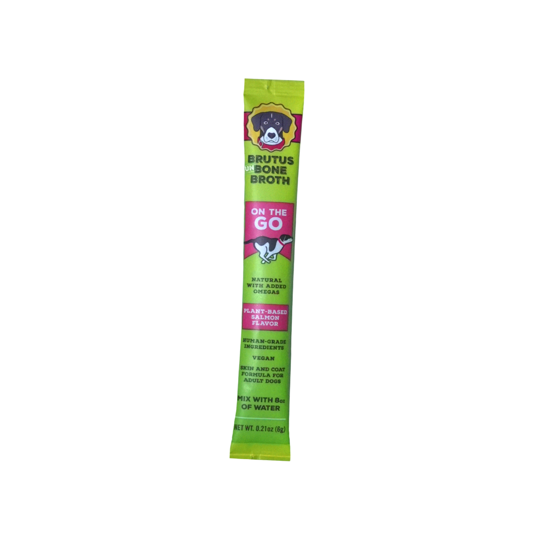 Convenient Brutus On The Go Vegetable Broth - Salmon Flavor