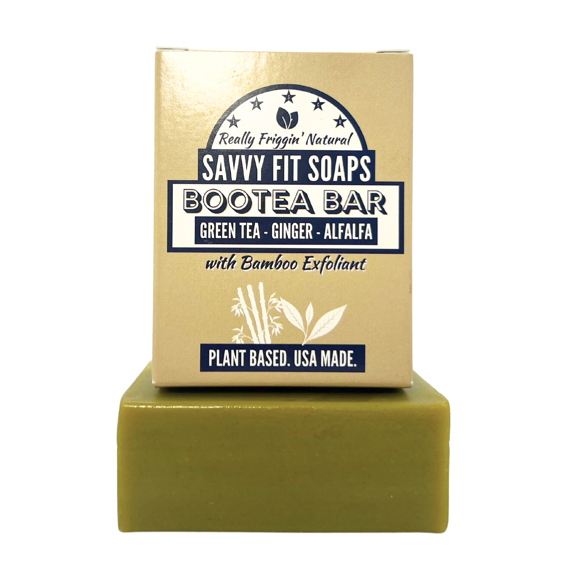 Bootea Natural Bar Soap Trio - Bamboo & Green Tea