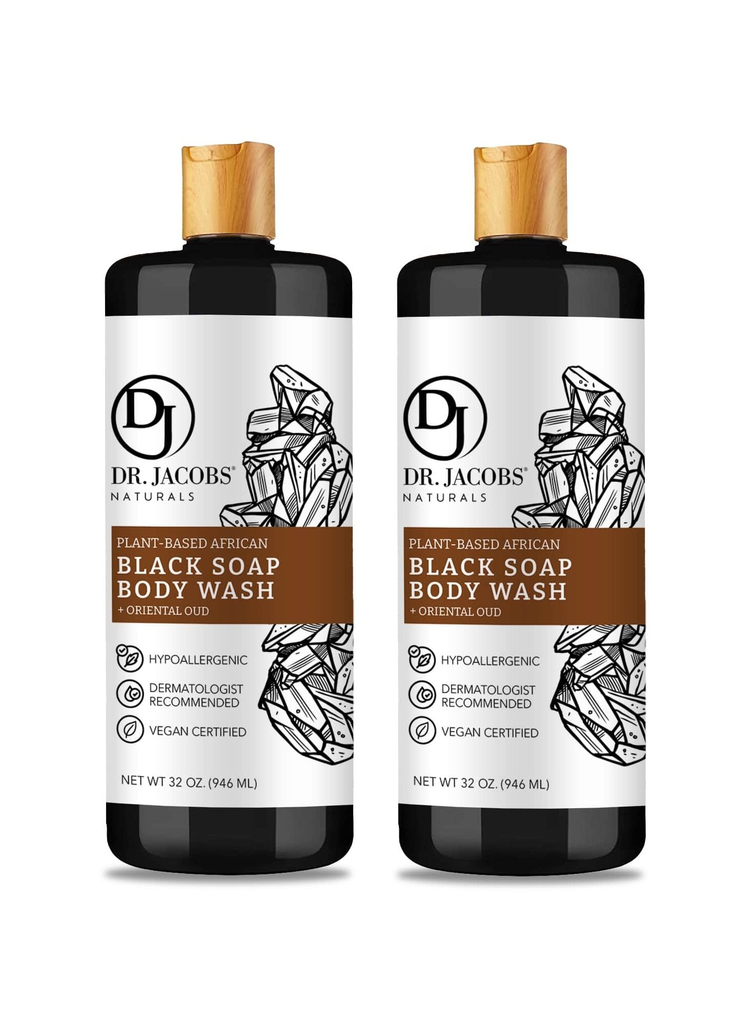 Detoxifying Black Soap - Oriental Oud 32 oz