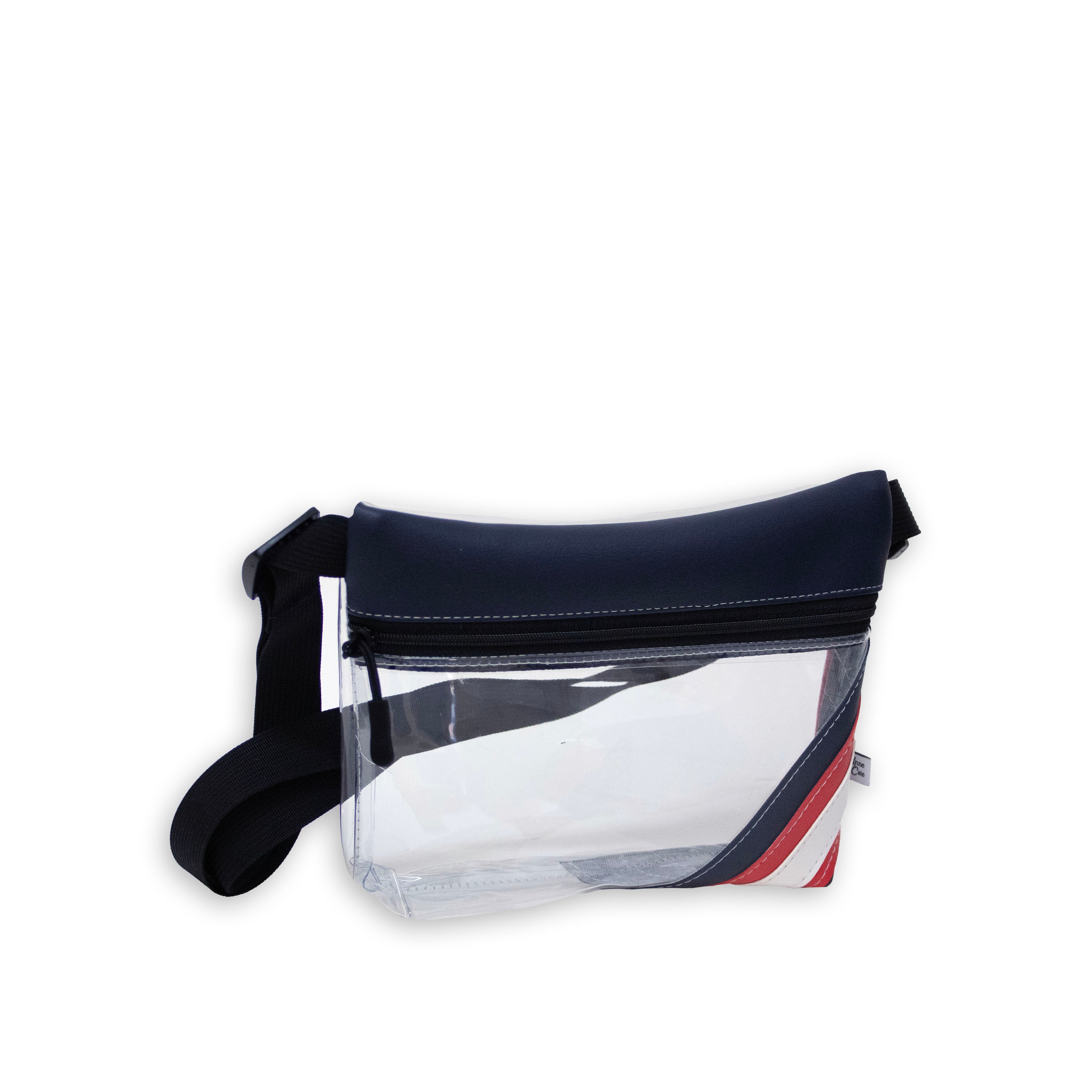 Baseball Ballpark Clear Stripe Game Day Fanny Pack