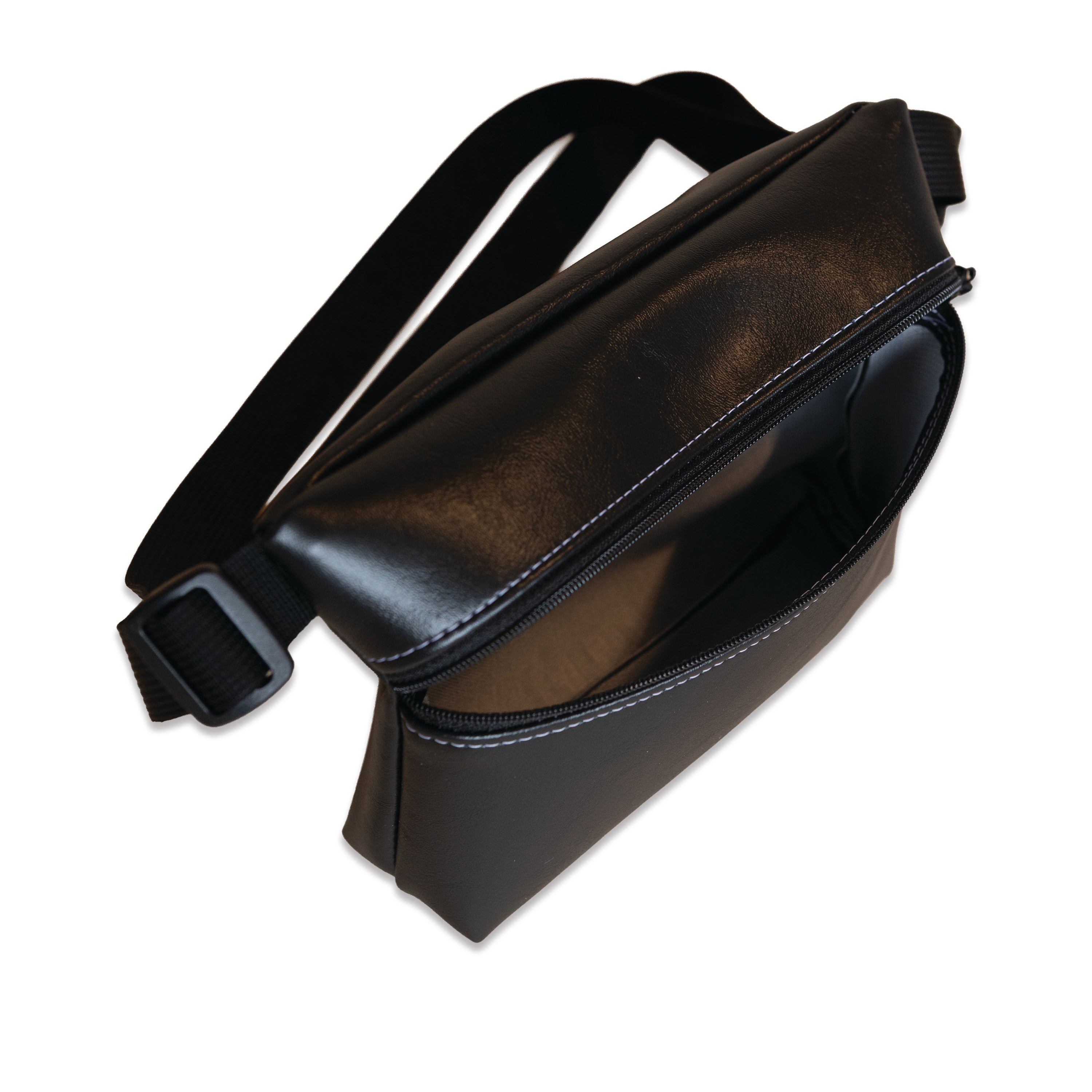 Vegan Leather Belt Bag, Fanny Pack - Green