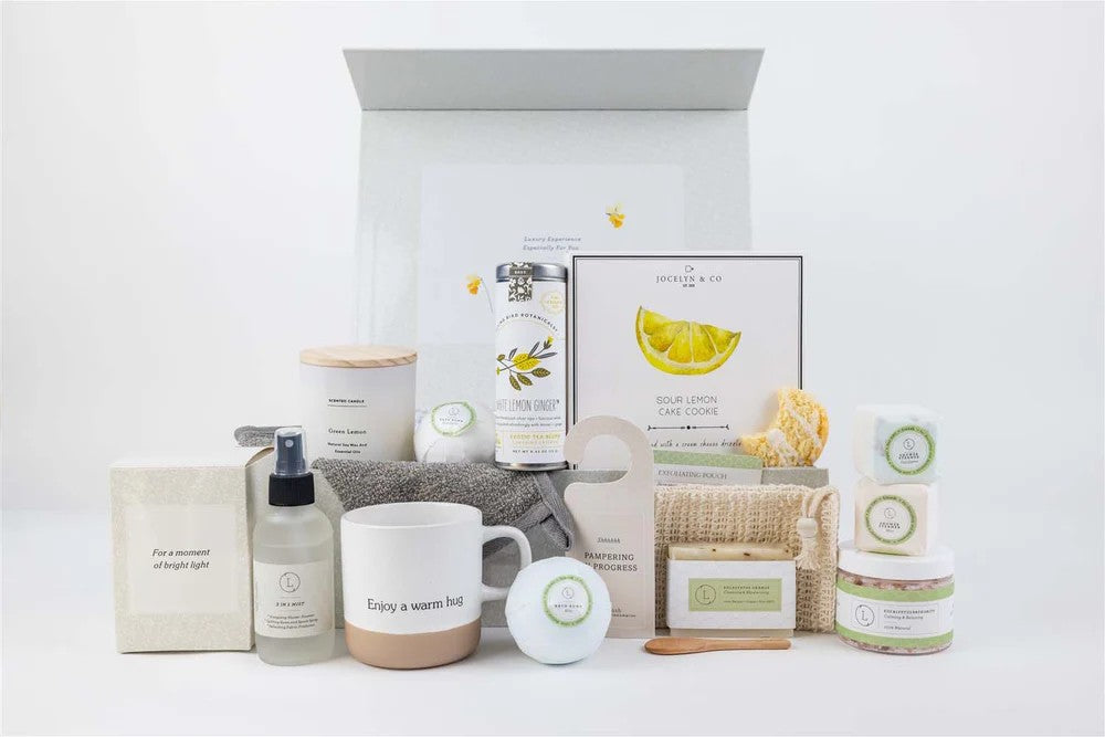 Exquisite Get Well Gift Basket - All Natural Care Package