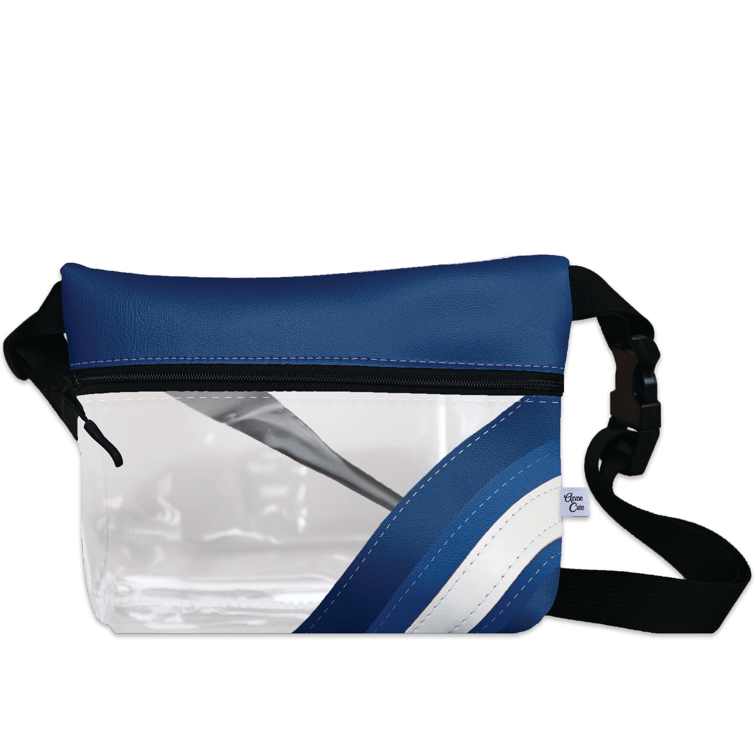 Collegiate Football Stadium Clear Stripe Game Day Fanny Pack