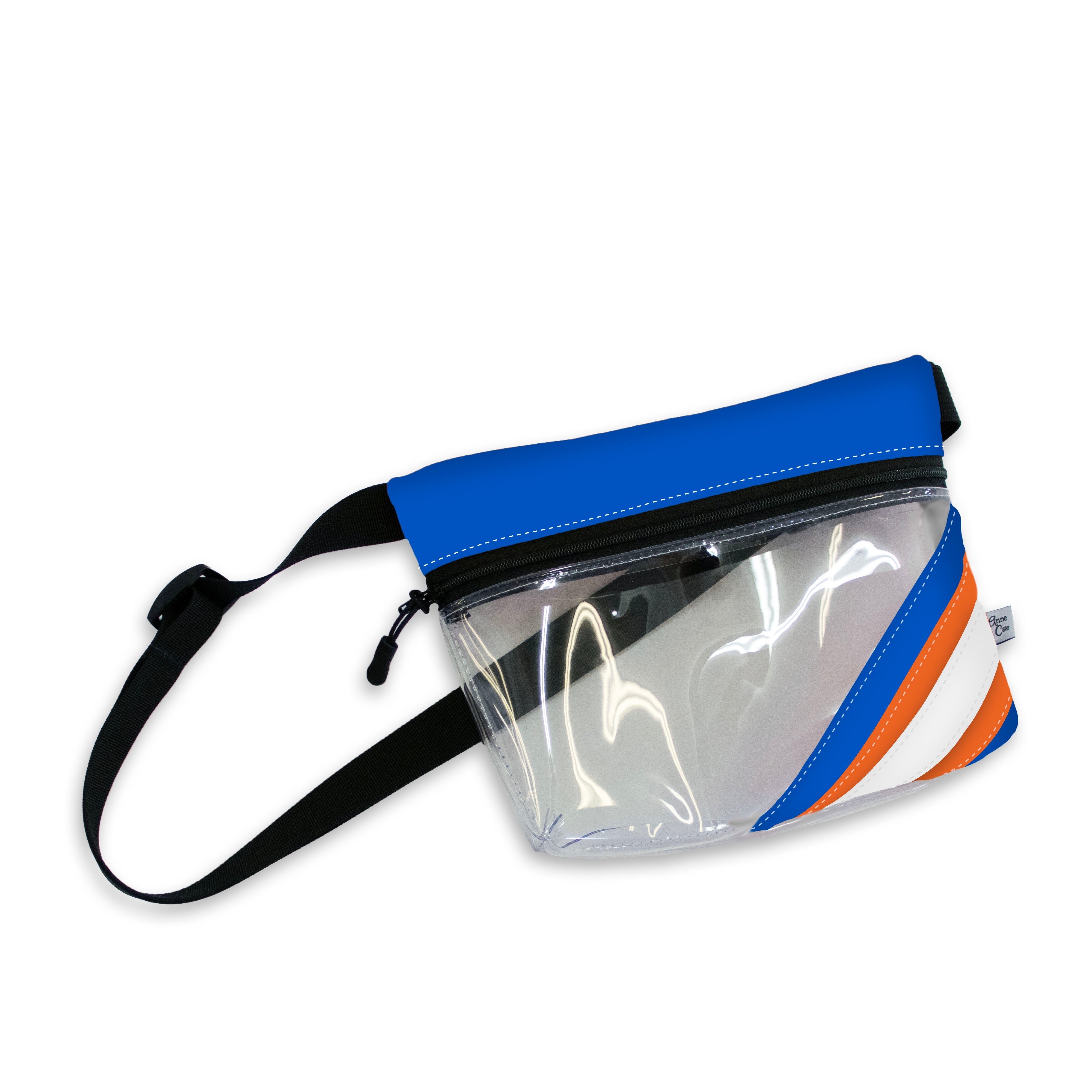 Collegiate Football Stadium Clear Stripe Game Day Fanny Pack