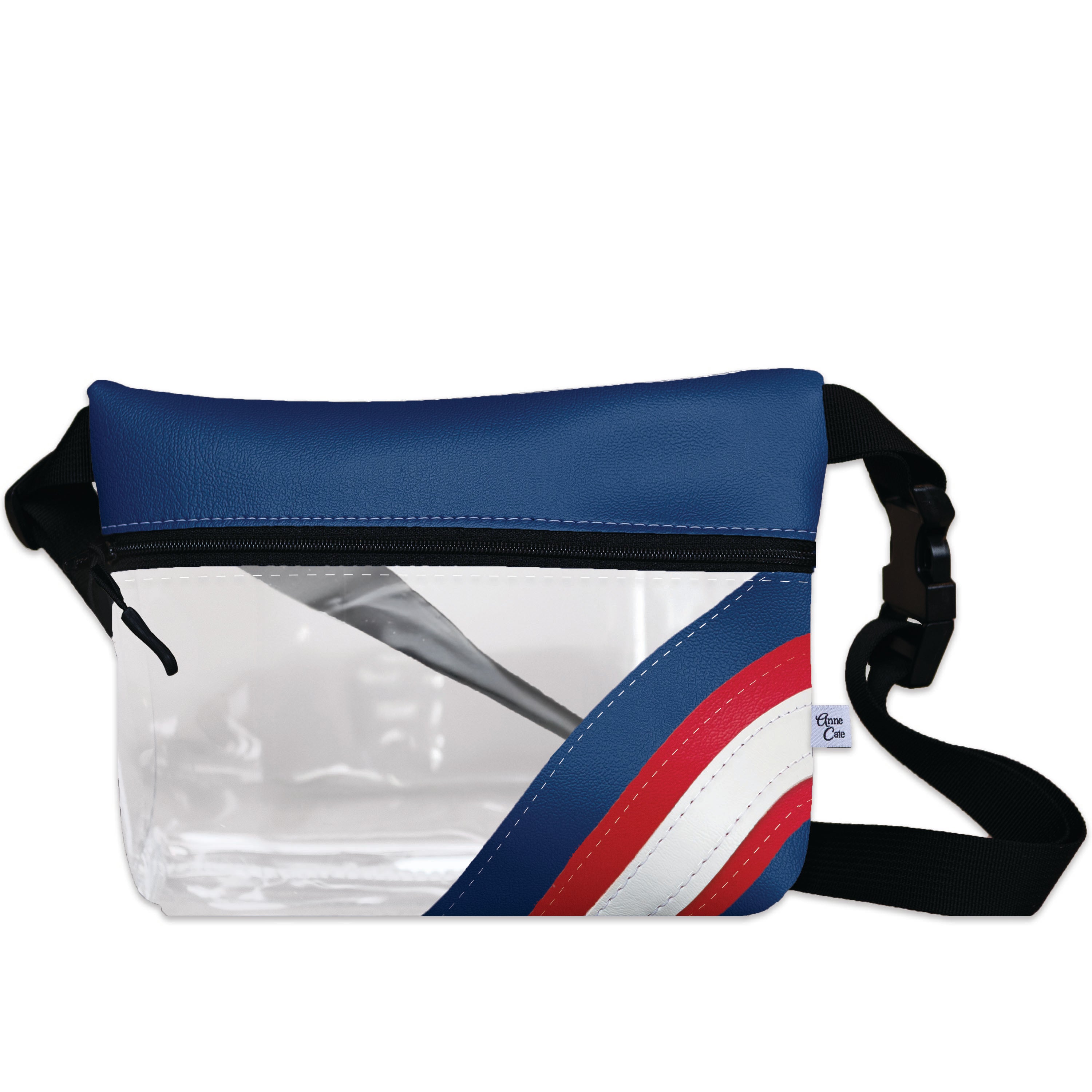 Collegiate Football Stadium Clear Stripe Game Day Fanny Pack