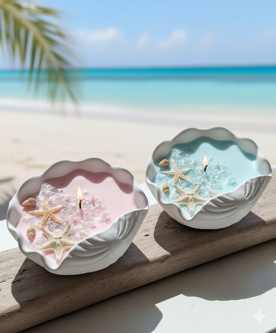 Sea Salt Ocean Breeze Soy Wax Candle