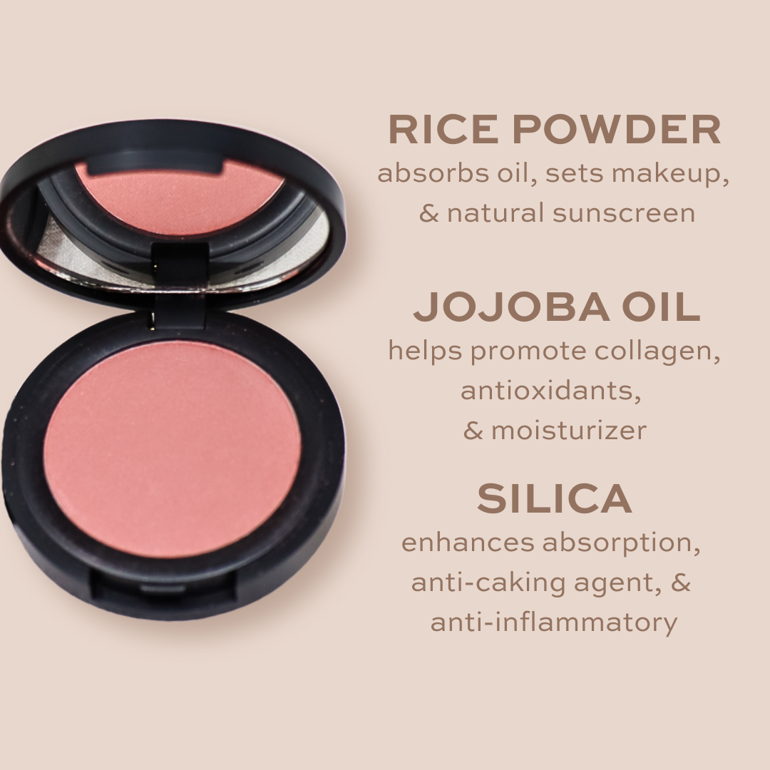 Radiant Organic Pressed Blush - Full Size Compact