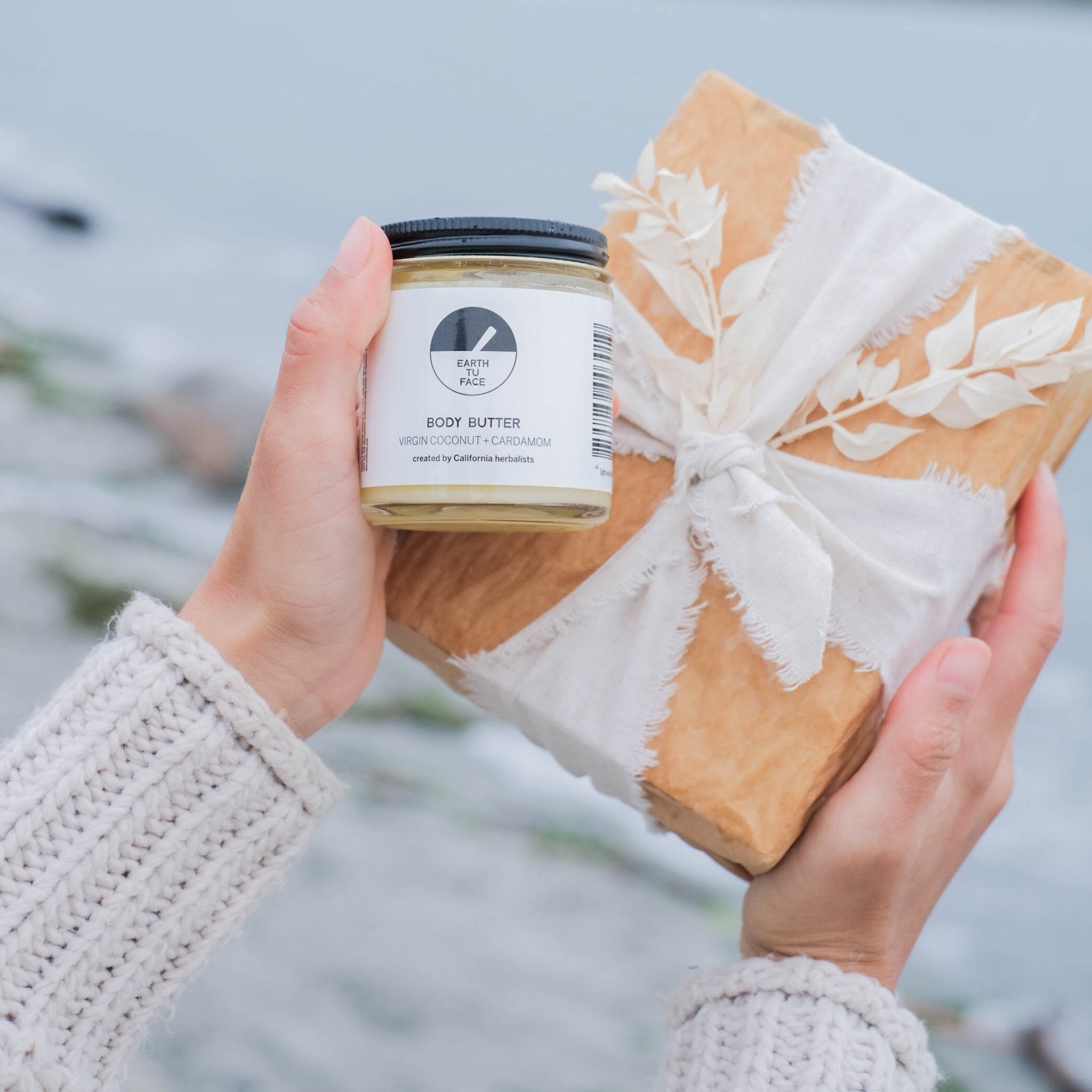 Body Butter Gift Set with Pearl Spoon - Chocolate Chai