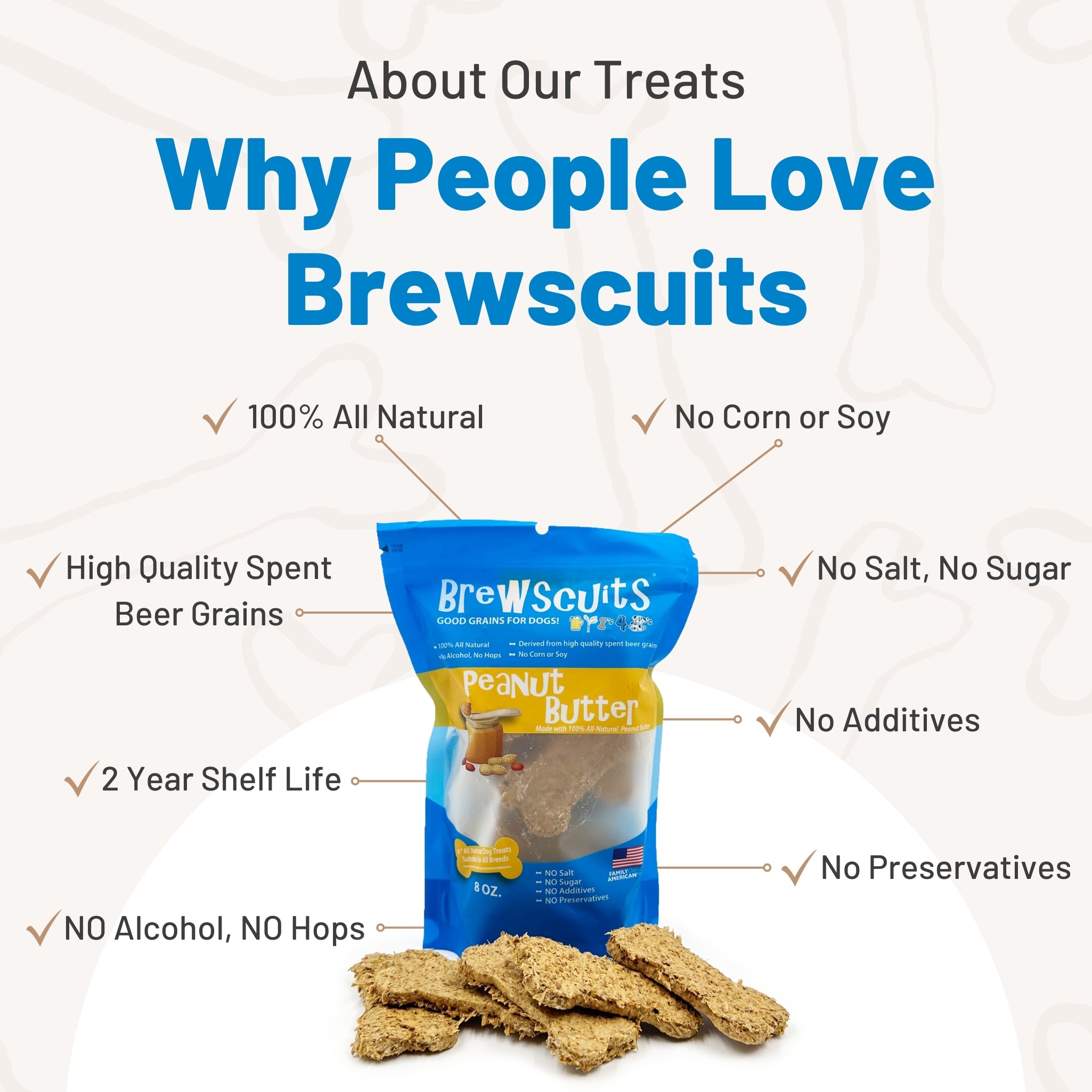 Natural Half Pints Dog Treats with Fiber