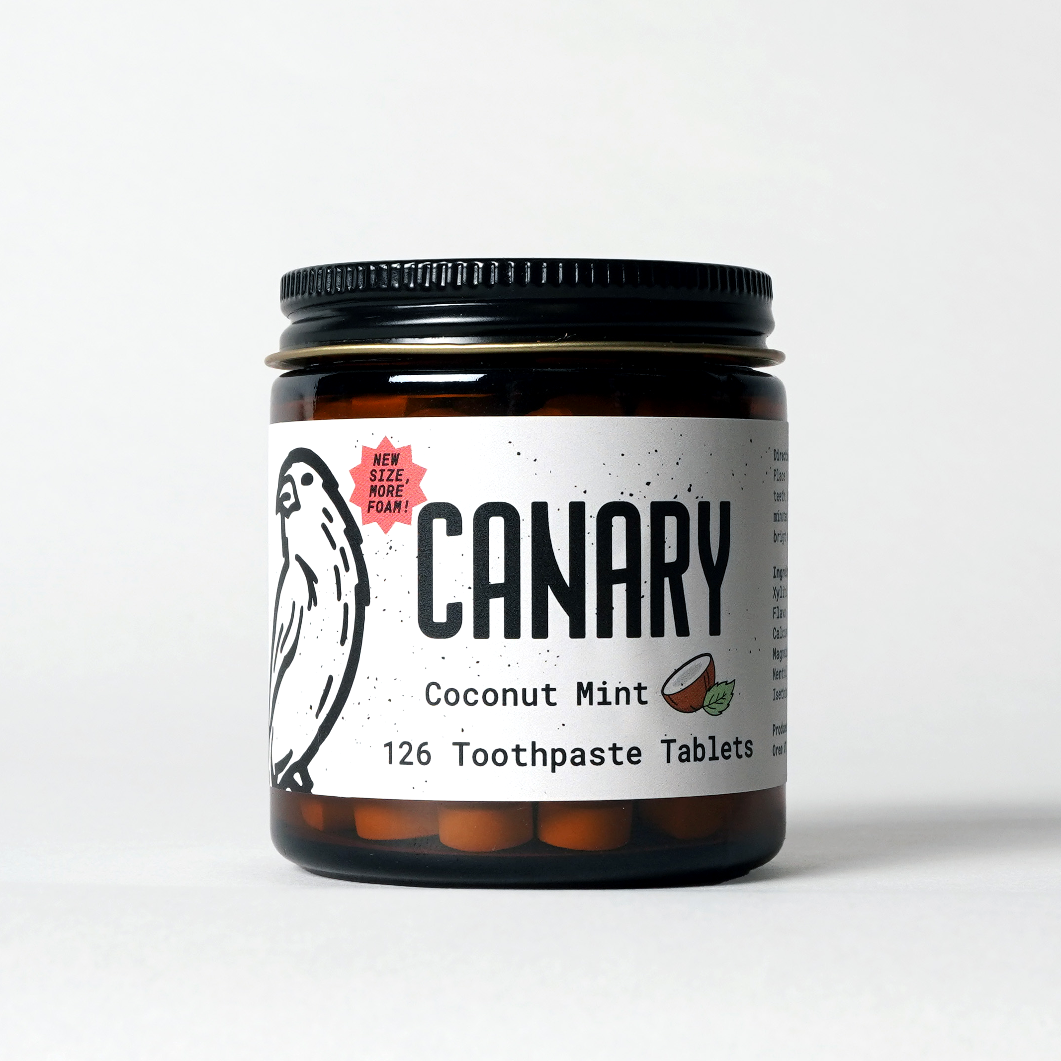 Plastic-Free Coconut Mint Toothpaste Tablets