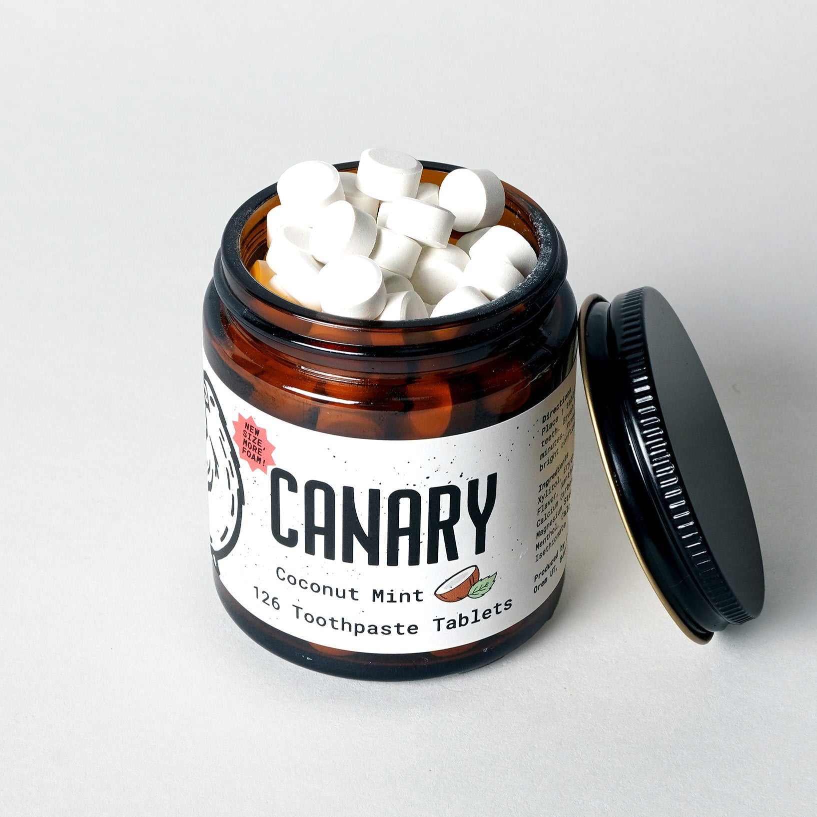 Plastic-Free Coconut Mint Toothpaste Tablets