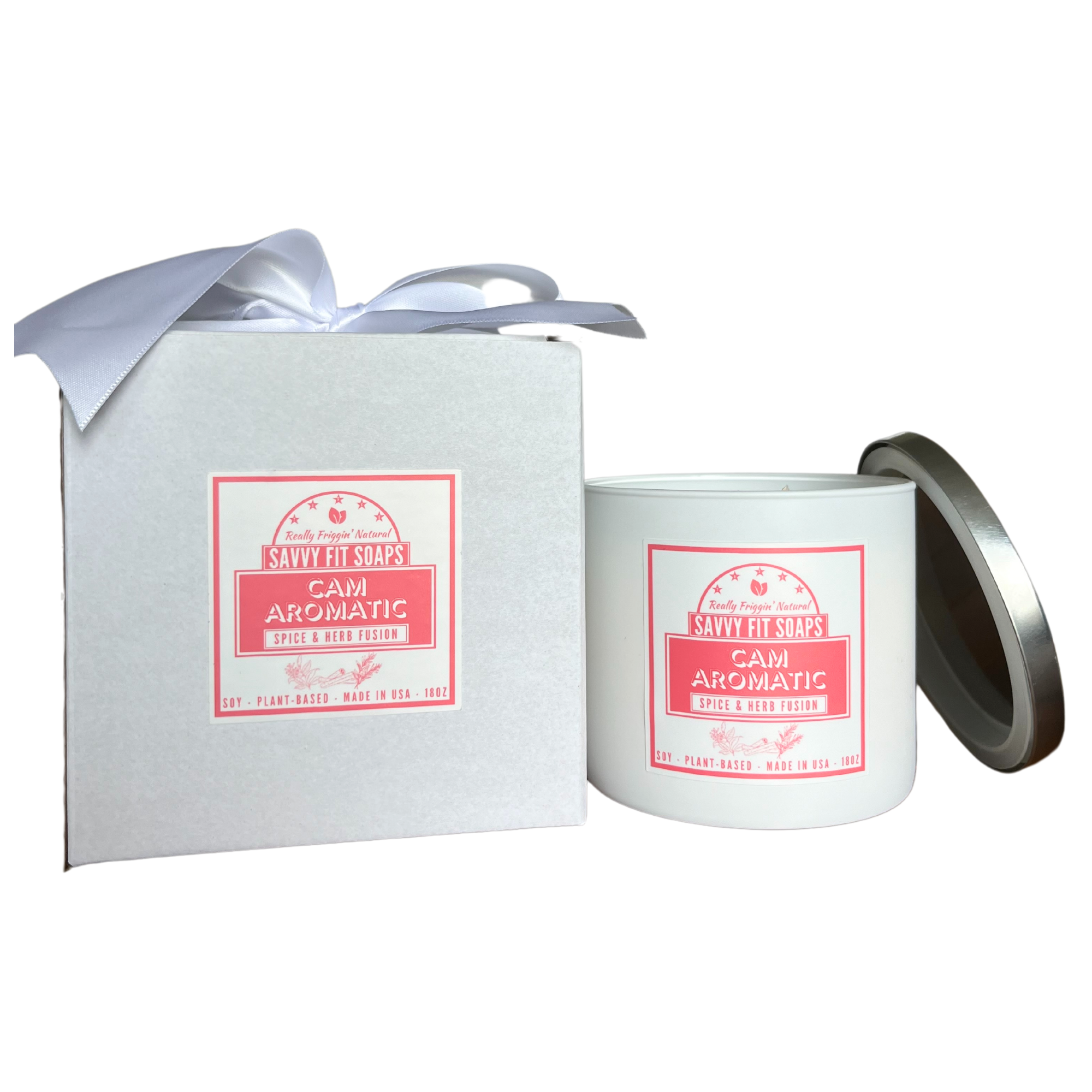 Cam Aromatic Natural Soy Candle - Herbal & Spice