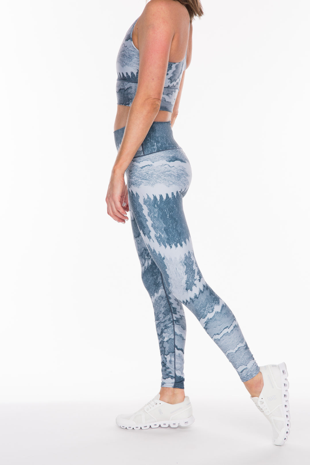 Eco-Friendly Stone Helix Yoga Pants