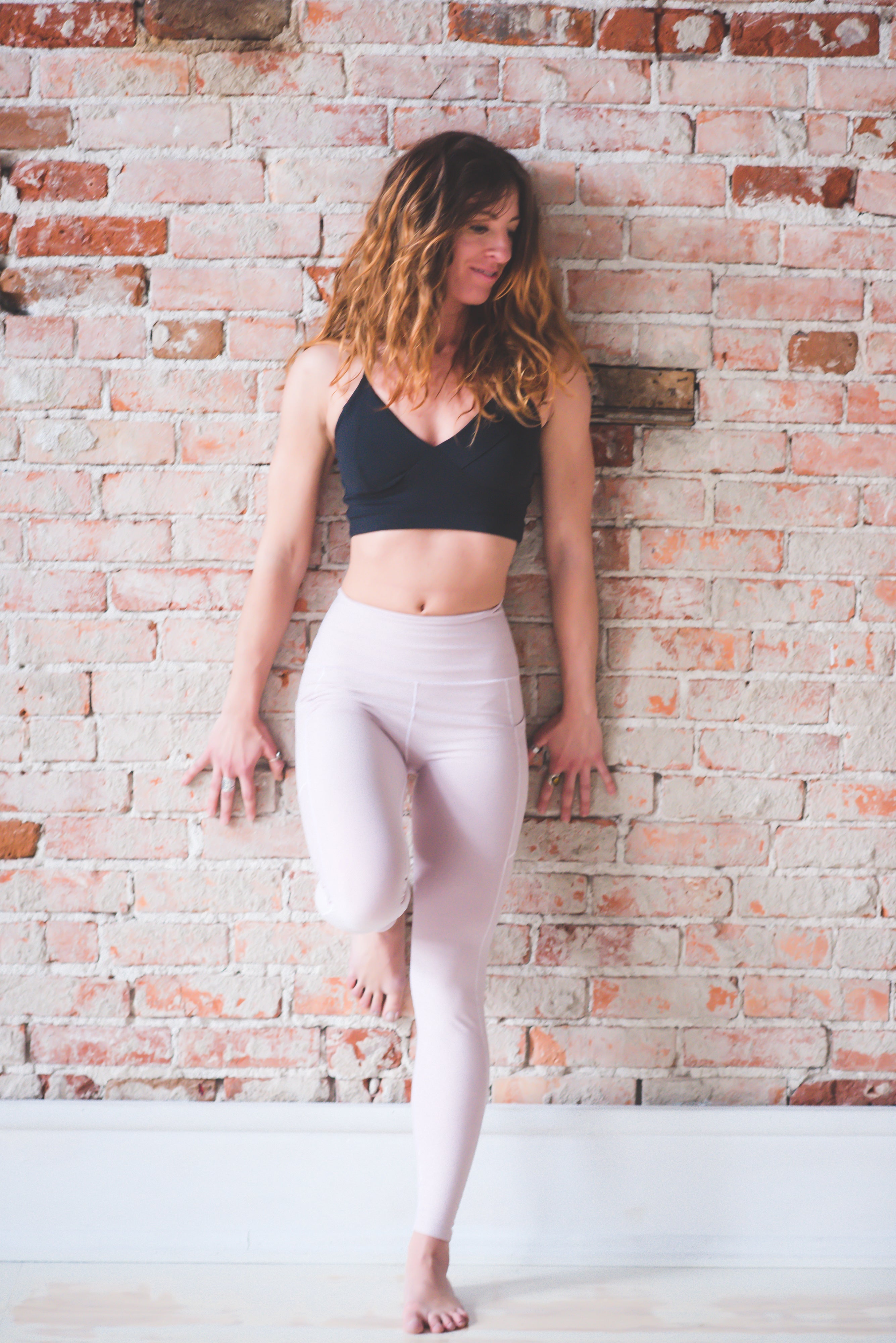 Eco-Friendly Blush Wander Pocket Yoga Pants