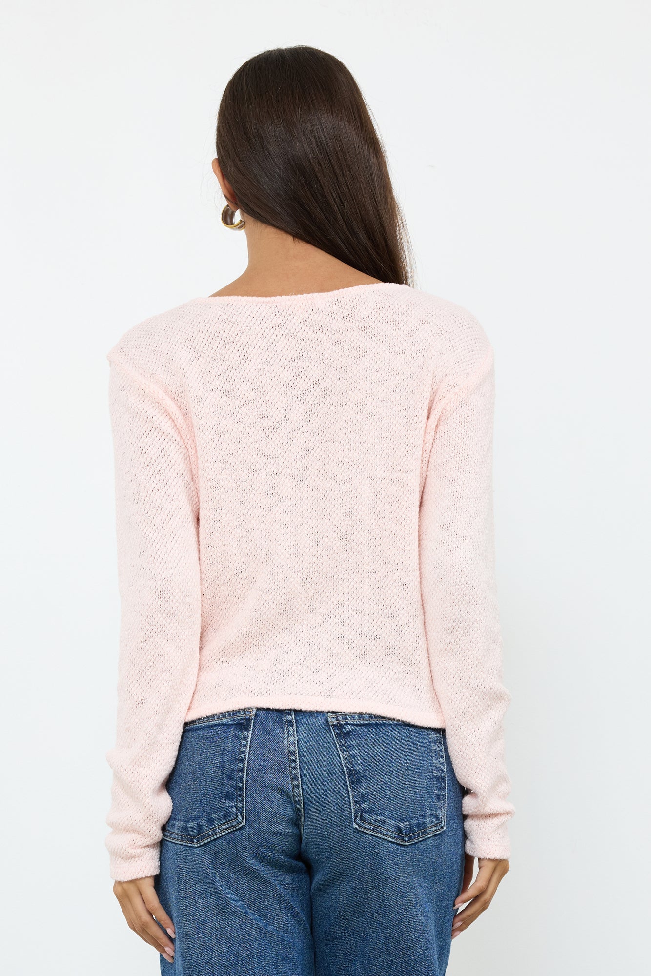 Orion Sweater Pullover Mesh Fabric