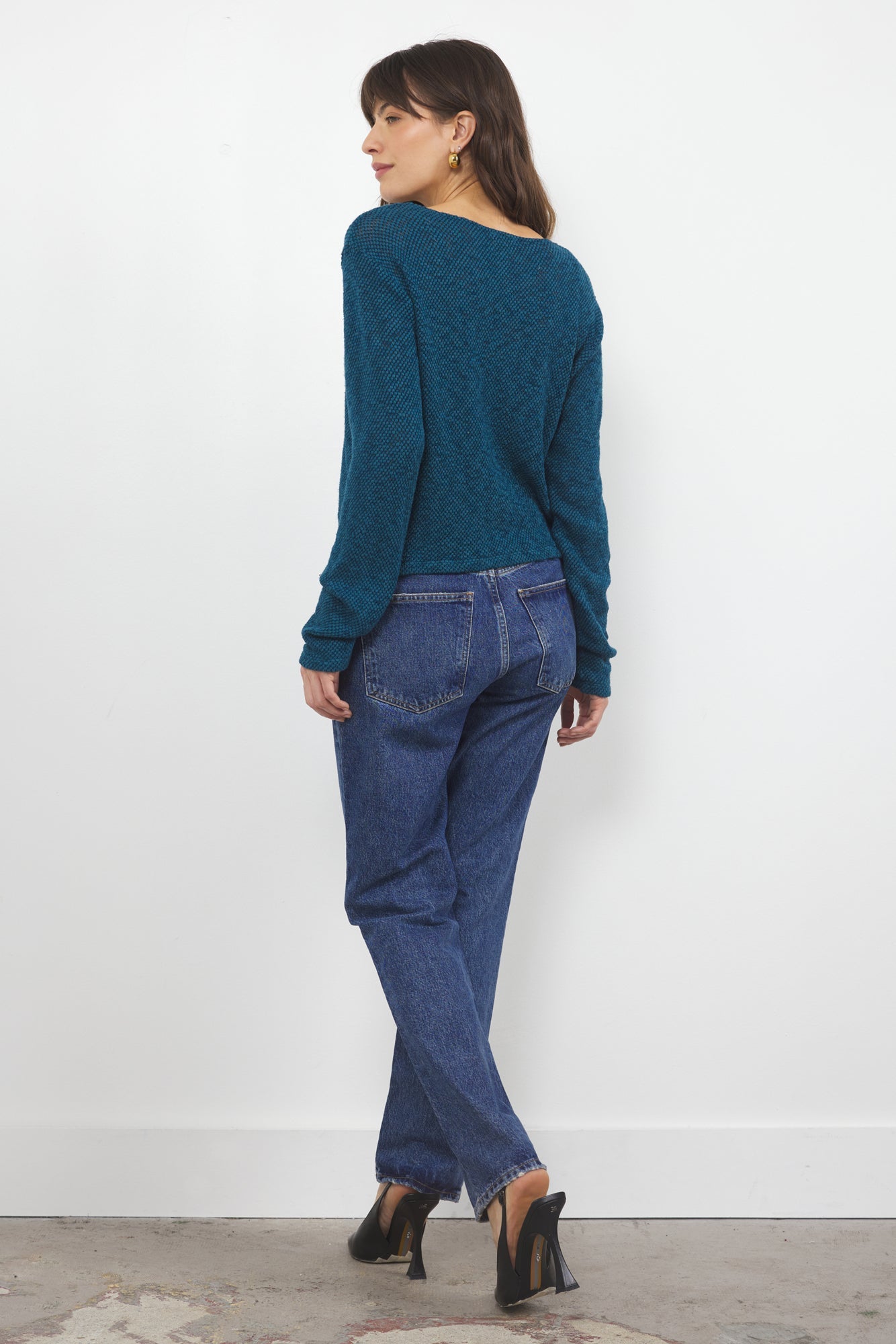 Orion Sweater Pullover Mesh Fabric
