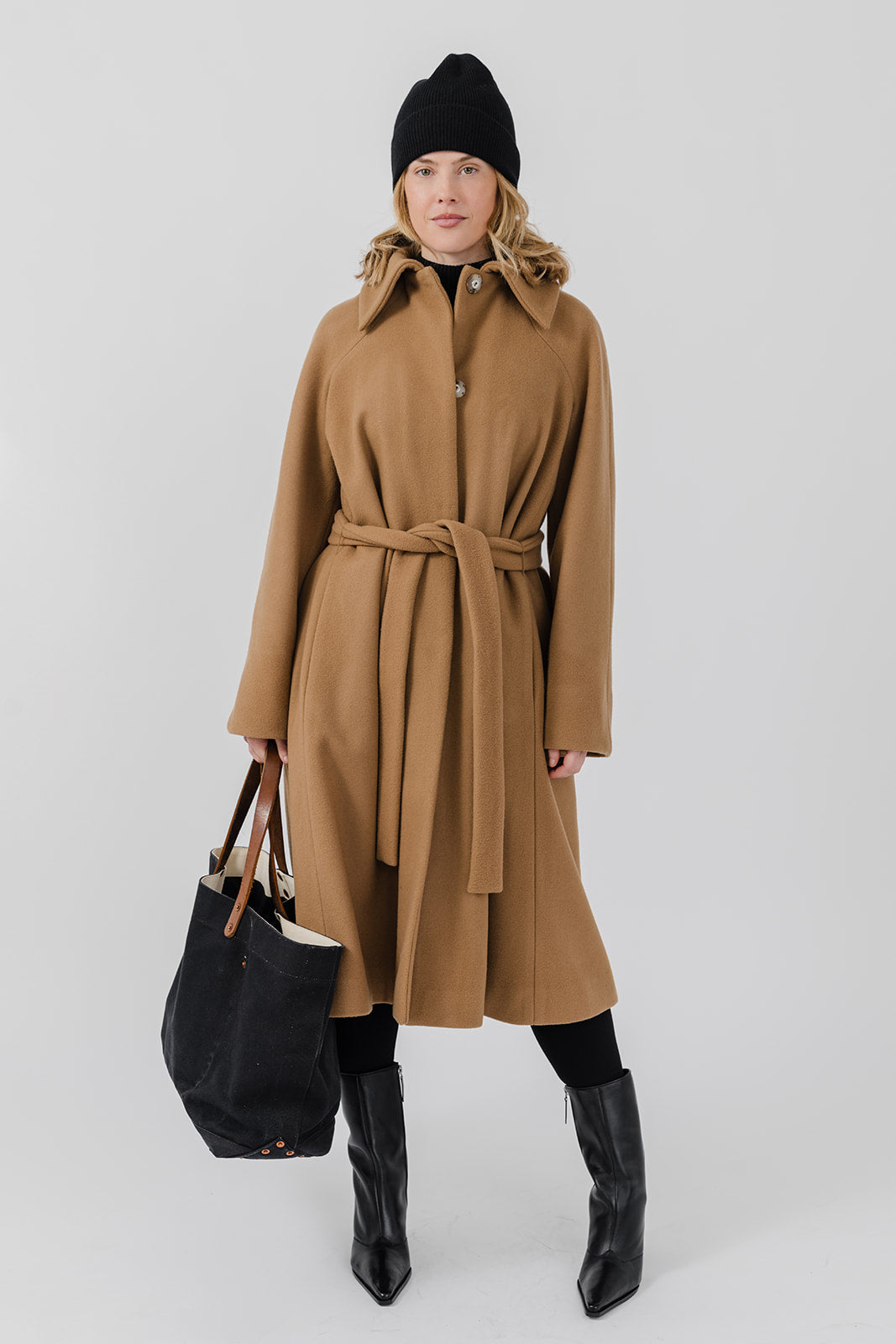 The Mag Mile Wool Overcoat - Camel
