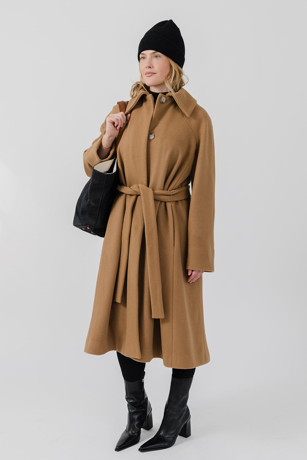 The Mag Mile Wool Overcoat - Camel