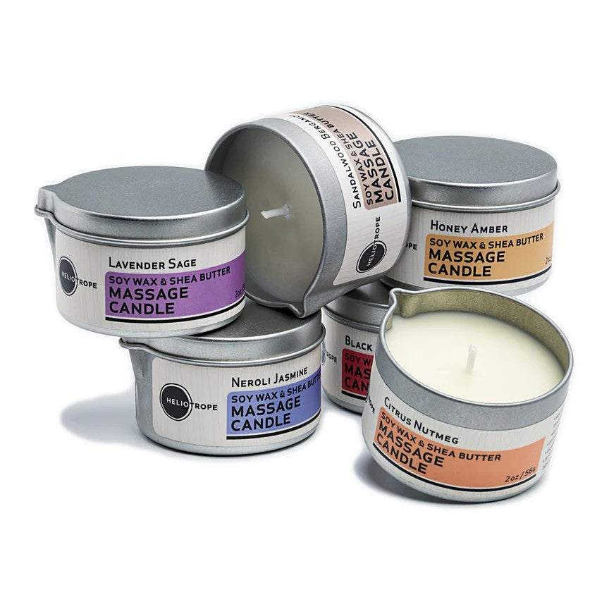 Nourishing Massage Travel Candle Set - 3 All-Natural Oils
