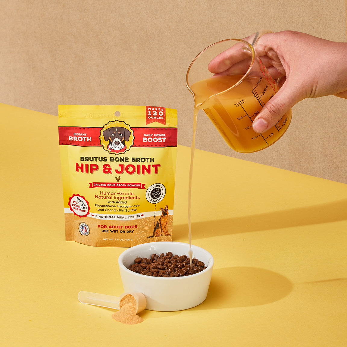 Hip & Joint Instant Bone Broth Meal Topper Pack - Chicken