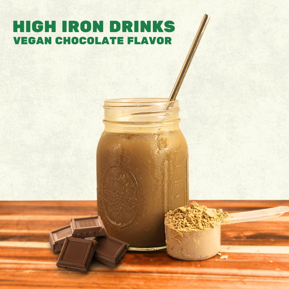 Iron Protein Powder Drink Mix - 30 Servings Chocolate