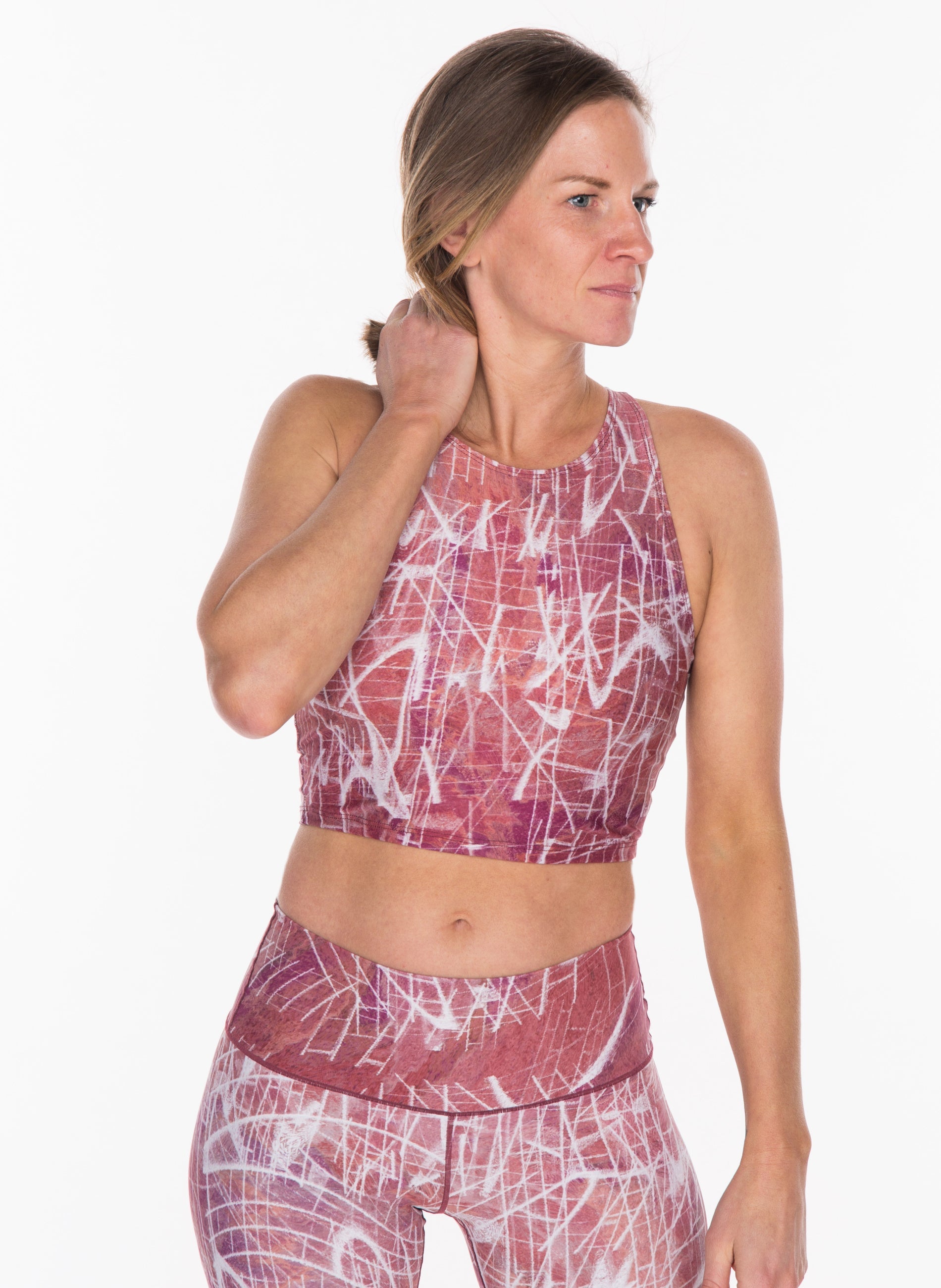 Eco-Friendly Impress Crop Top - Clay