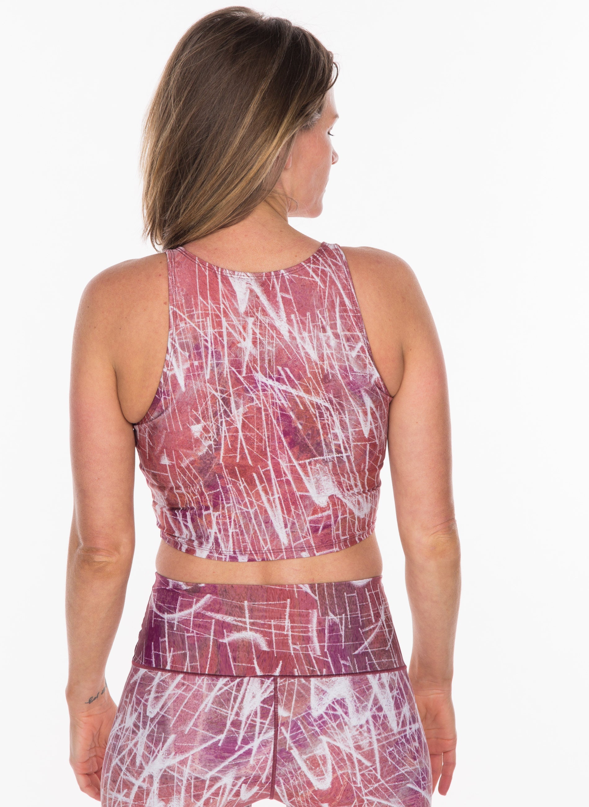 Eco-Friendly Impress Crop Top - Clay