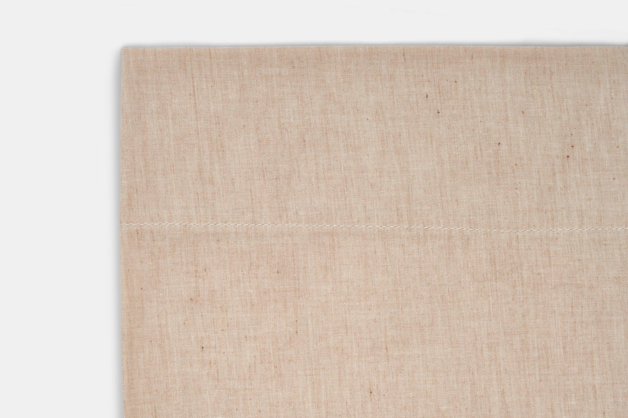 Naturally Dyed Cotton Sheet Set - Coyote Brown