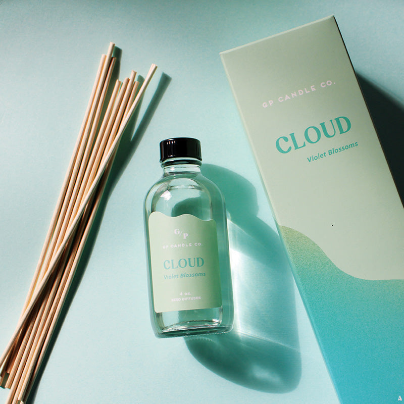 Cloud 4 oz. Hue Reed Diffuser - Violet Blossoms