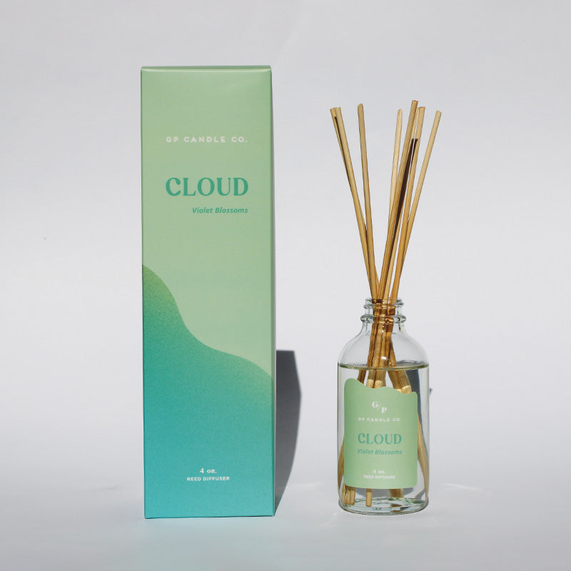 Cloud 4 oz. Hue Reed Diffuser - Violet Blossoms