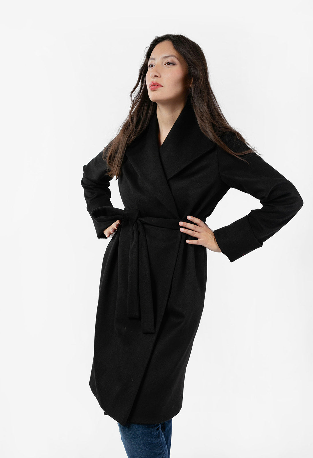 The Southport Wool Overcoat - Black