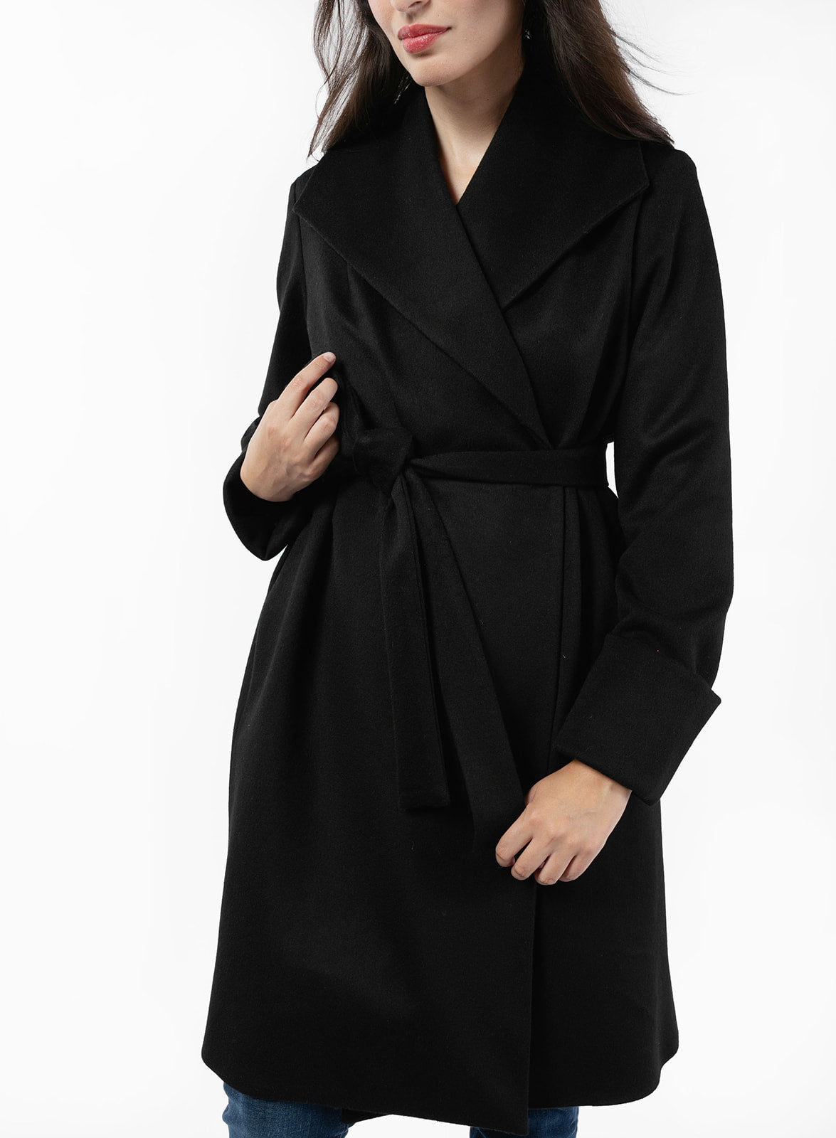 The Southport Wool Overcoat - Black