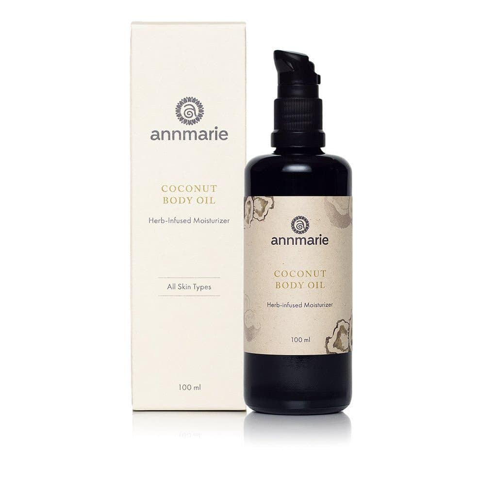 Herb-Infused Coconut Lavender Body Oil - 3.4 Oz