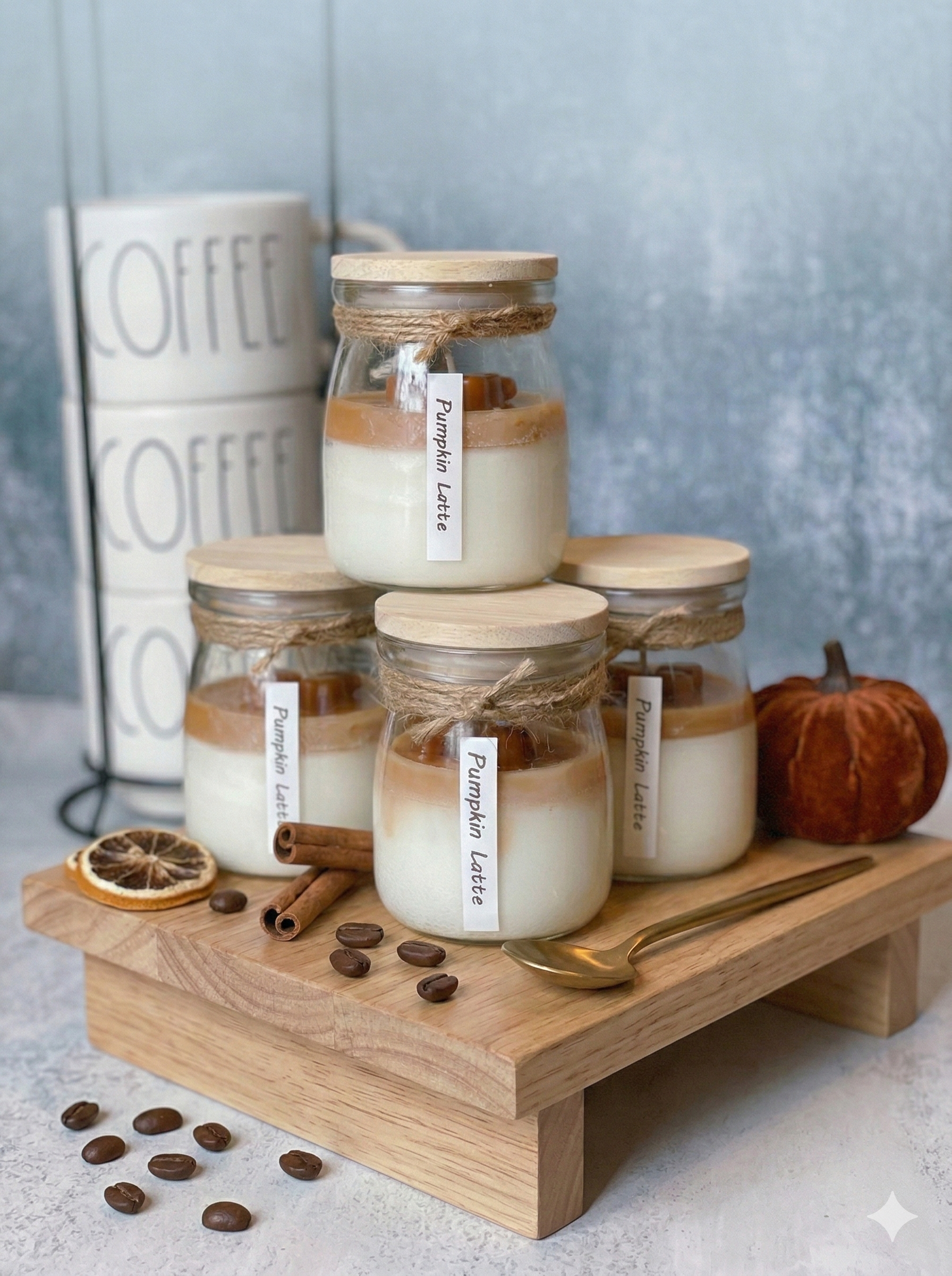 Fresh Brewed Coffee Soy Wax Candle in Glass Jar
