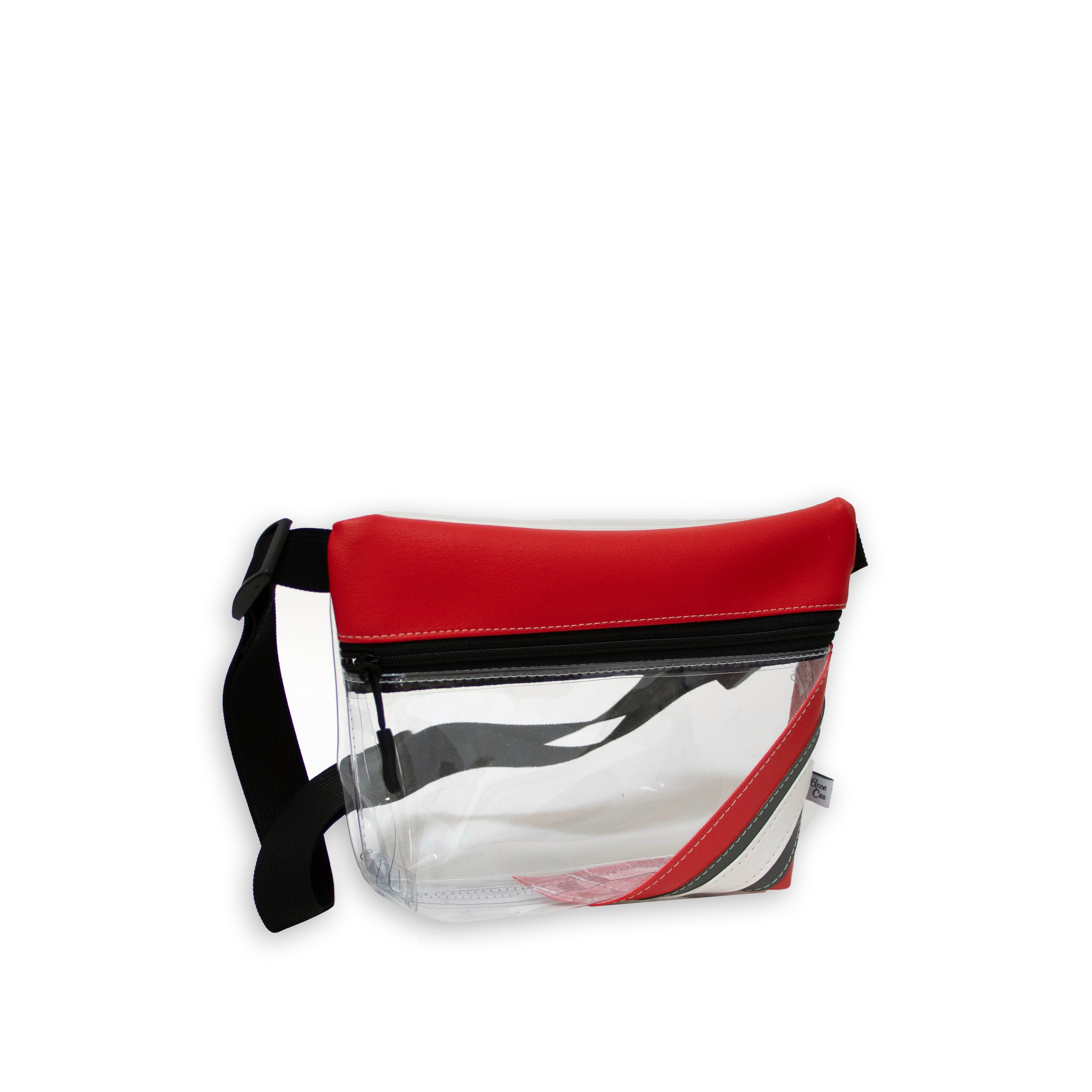 Collegiate Football Stadium Clear Stripe Game Day Fanny Pack