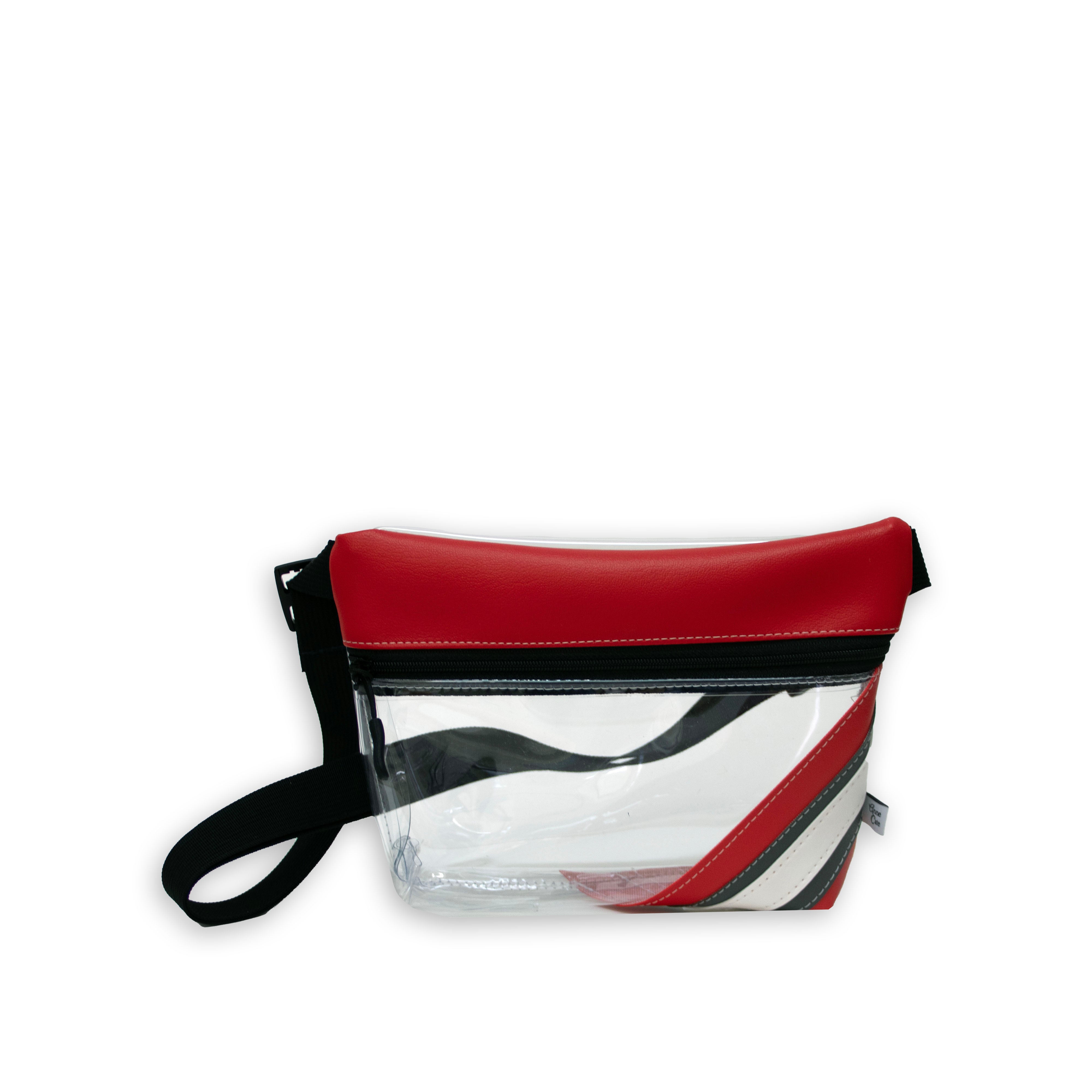 Collegiate Football Stadium Clear Stripe Game Day Fanny Pack